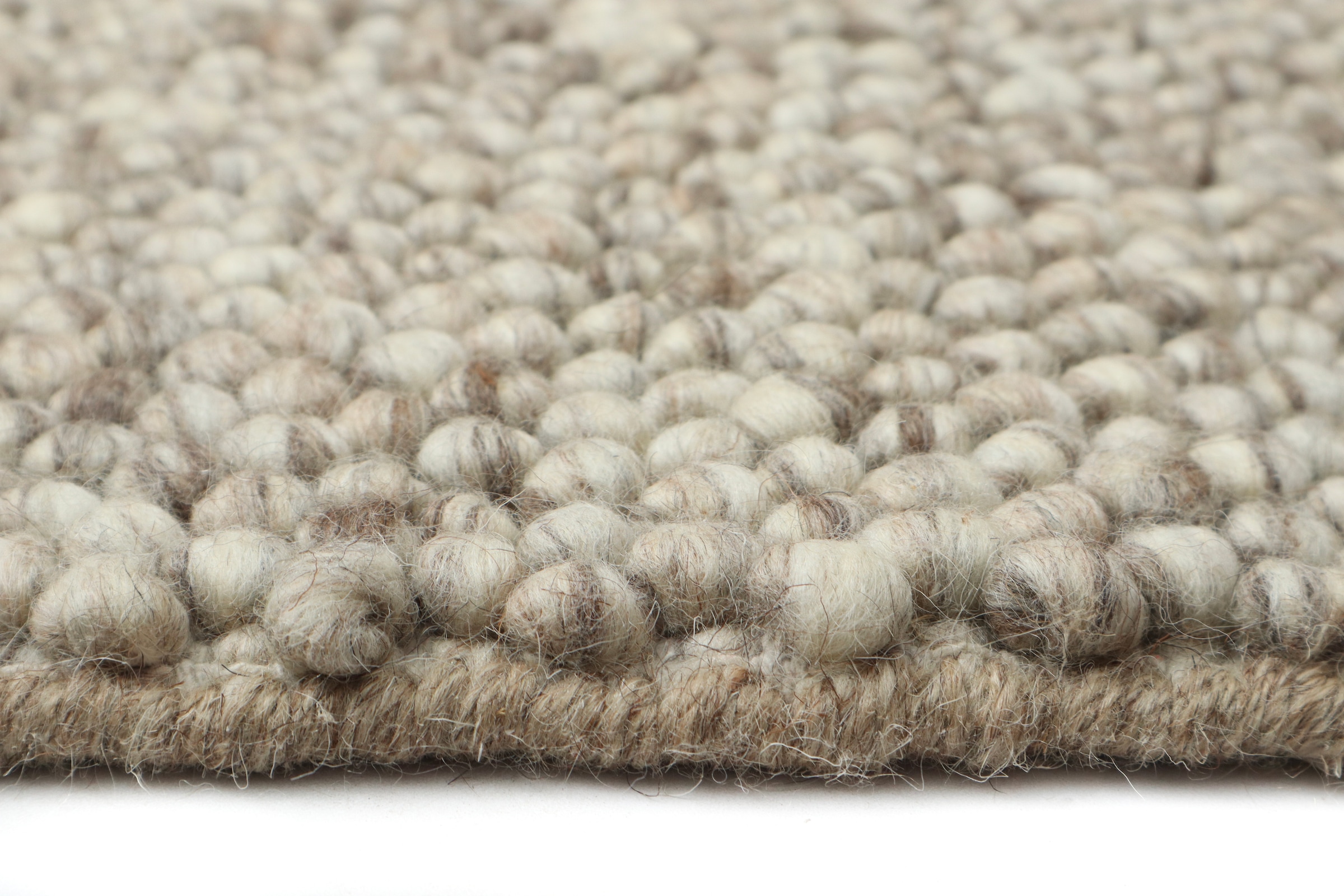 GOODproduct Läufer »Wolly, handgewebt, Handweb Teppich« rechteckig 14 mm Höhe Wolle, Brücke, Flur, Schlafzimmer, Wohnzimmer