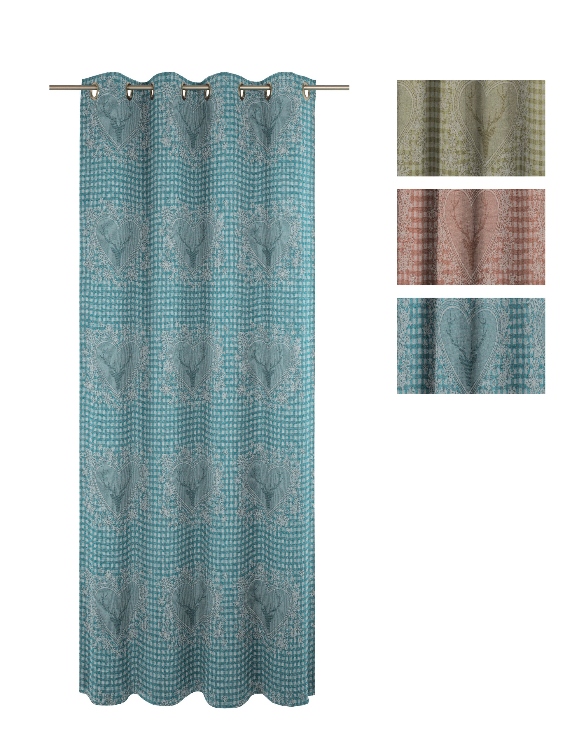 Wirth Vorhang »Stuben« Ösen 1 Stk. tlg.