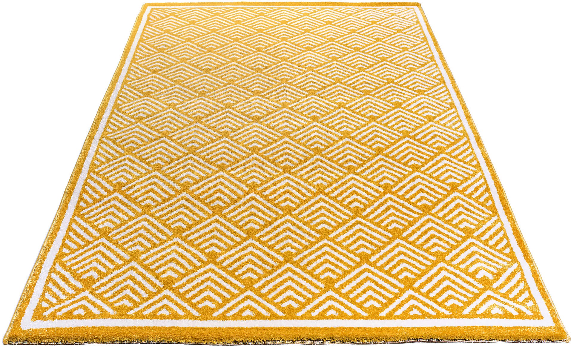 Image of Home affaire Teppich »Cara«, rechteckig, 14 mm Höhe, flacher Teppich,Kurzflor, Weich, Pflegeleicht, Elegant, Wohnzimmer Schlafzimmer Esszimmer bei Ackermann Versand Schweiz