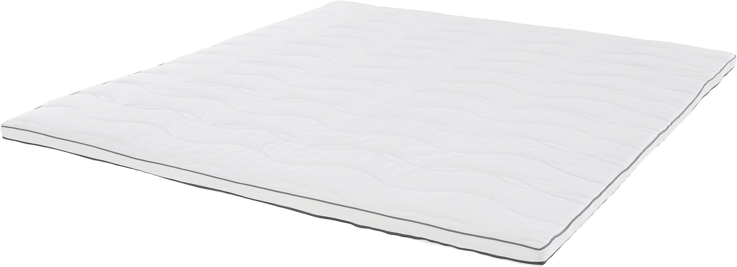 Home affaire Lit boxspring »VILLADS inkl. Taschenfederkernmatratze H2-H4 und Topper« surface de couchage : 160/200 cm en chêne à poutres, structure Inside-Boxspring