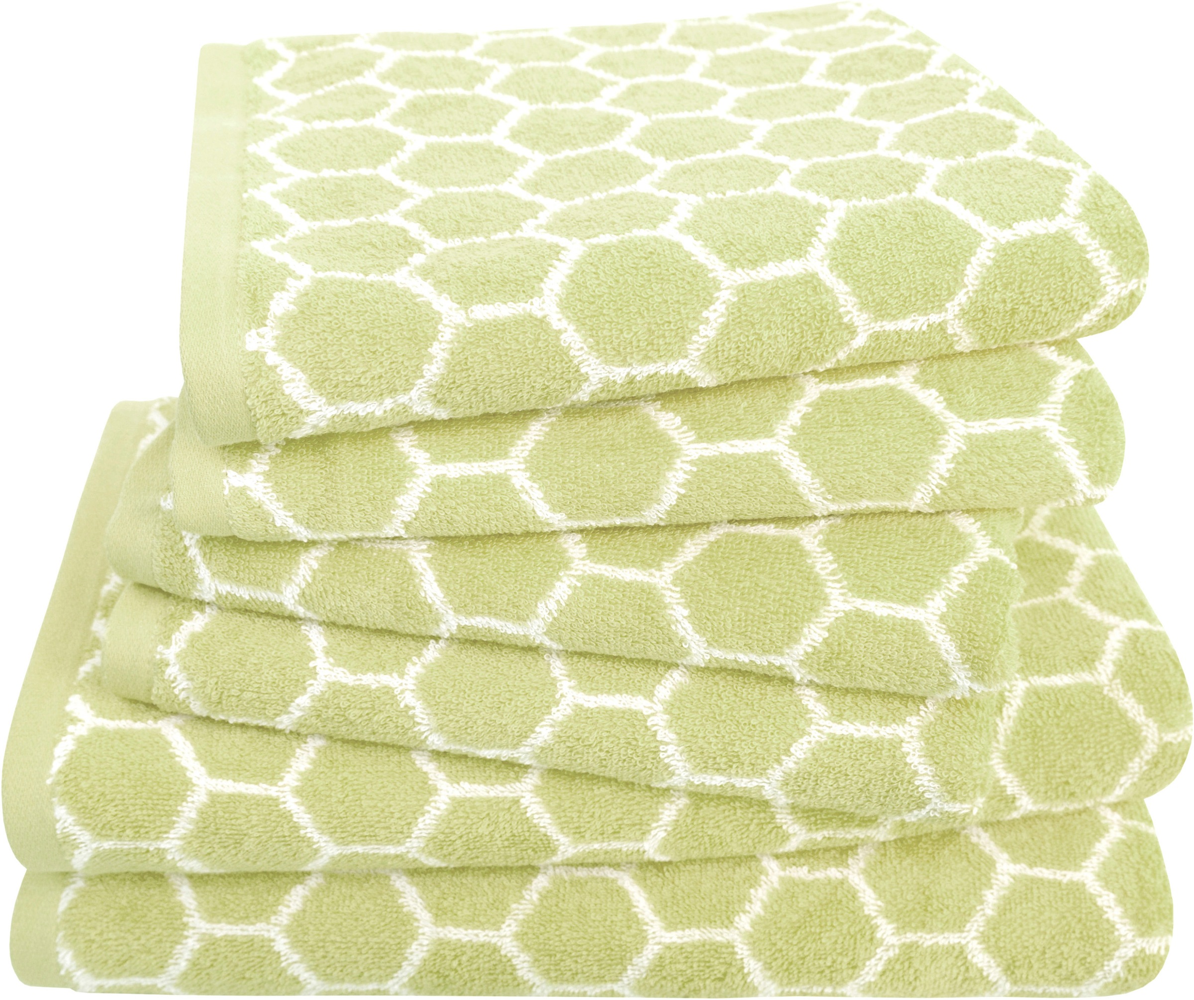 Image of Dyckhoff Handtuch Set "Pure Natural Honey" Set 6 Frottier BIO Baumwolle, GOTS