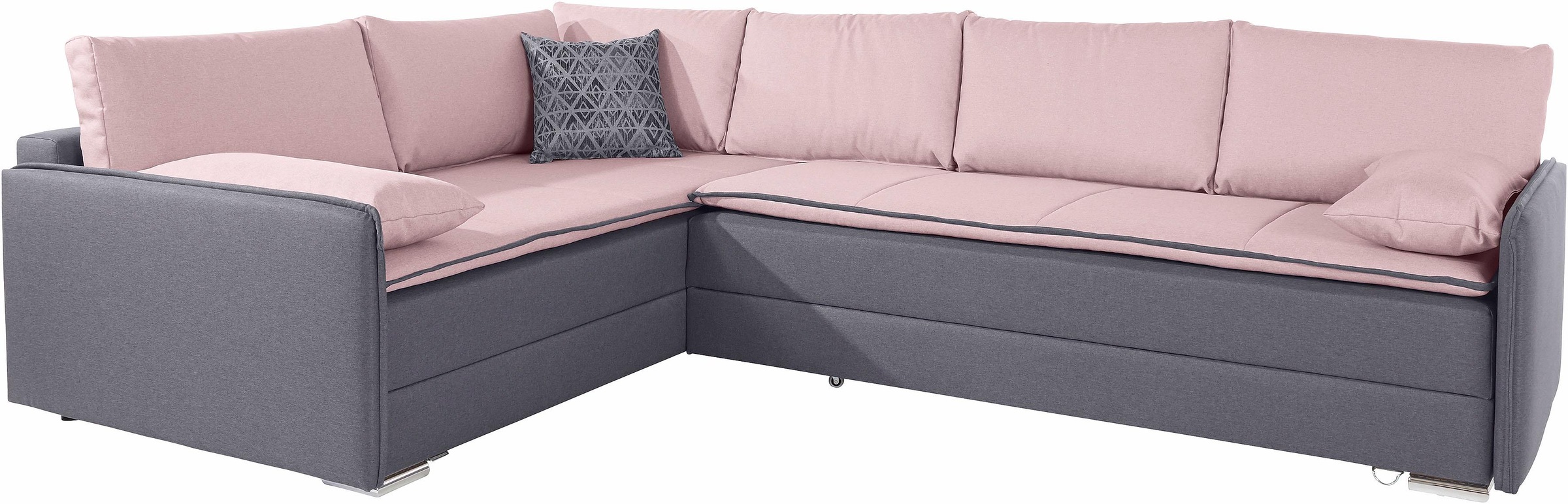 INOSIGN Ecksofa »Dream«, mit Federkern, mit Bettfunktion und Bettkasten