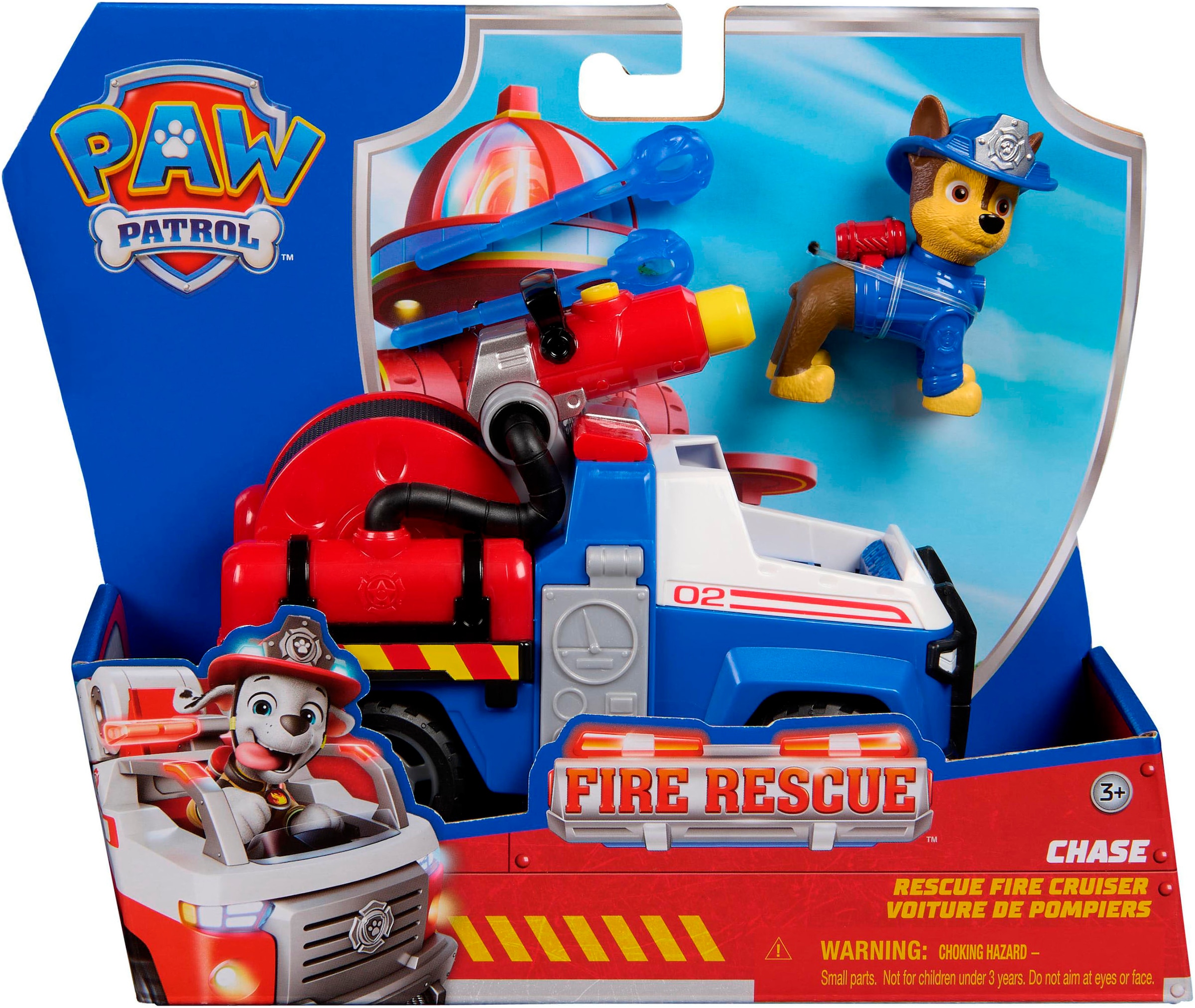 Spin Master Voiture-jouet »PAW Patrol Fire Rescue - Chases Rettungsfahrzeug«