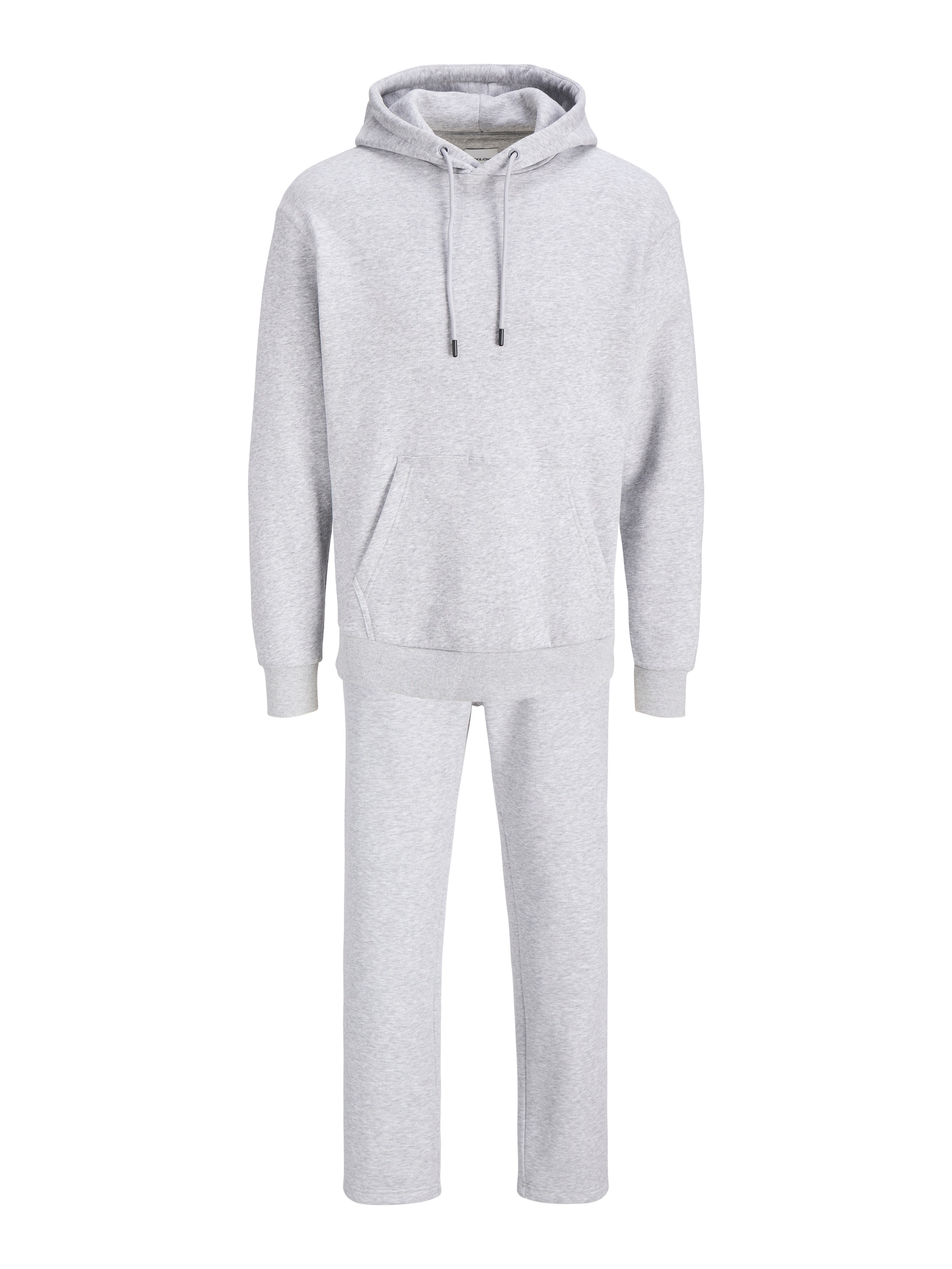 Jack & Jones Kapuzensweatshirt »JJEBRADLEY SWEAT HOOD UNC SET PK MP«, 2 mit Sweathose, Materialmix, locker geschnitten
