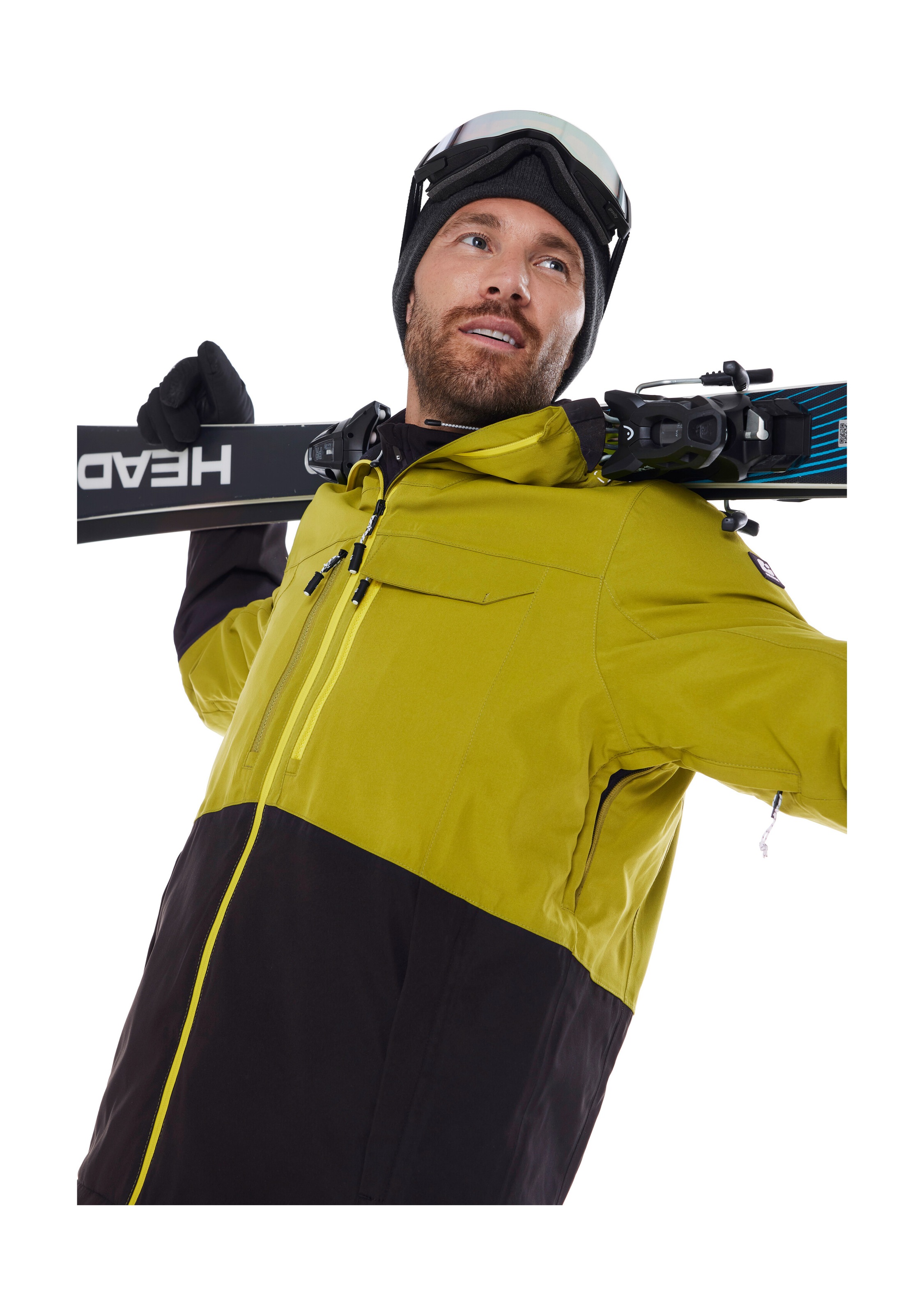 Killtec Veste de ski »KSW 280 MN SKI JCKT« veste homme imperméable avec pare-neige et Teflon EcoElite™