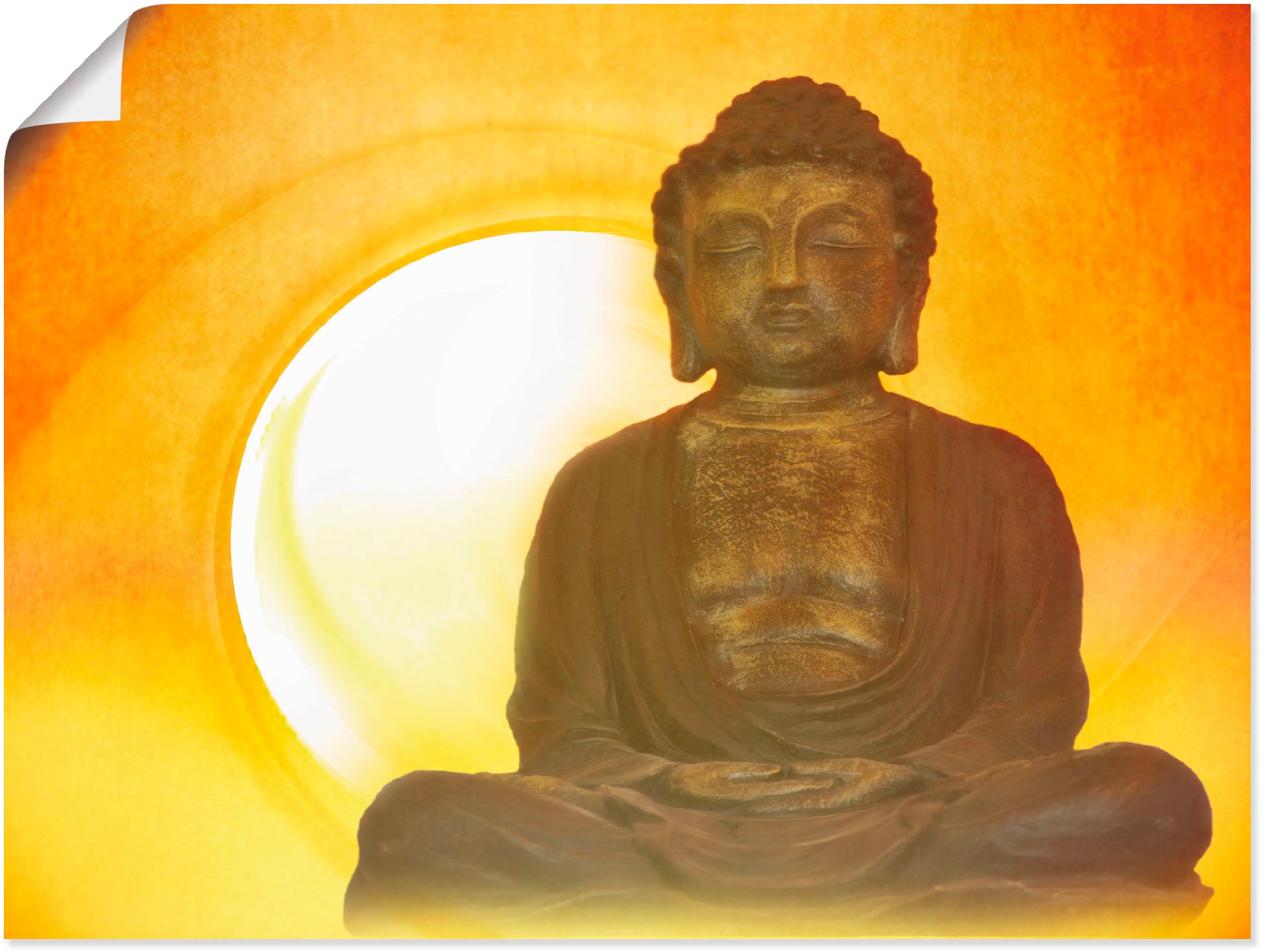 Wandbild »Buddha 2«, Religion, (1 St.), als Leinwandbild, Poster, Wandaufkleber in...