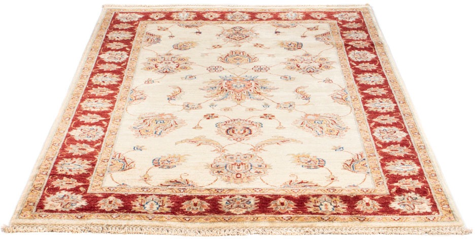Image of morgenland Orientteppich »Ziegler - 171 x 124 cm - beige«, rechteckig, 6 mm Höhe, Wohnzimmer, Handgeknüpft, Einzelstück mit Zertifikat bei Ackermann Versand Schweiz