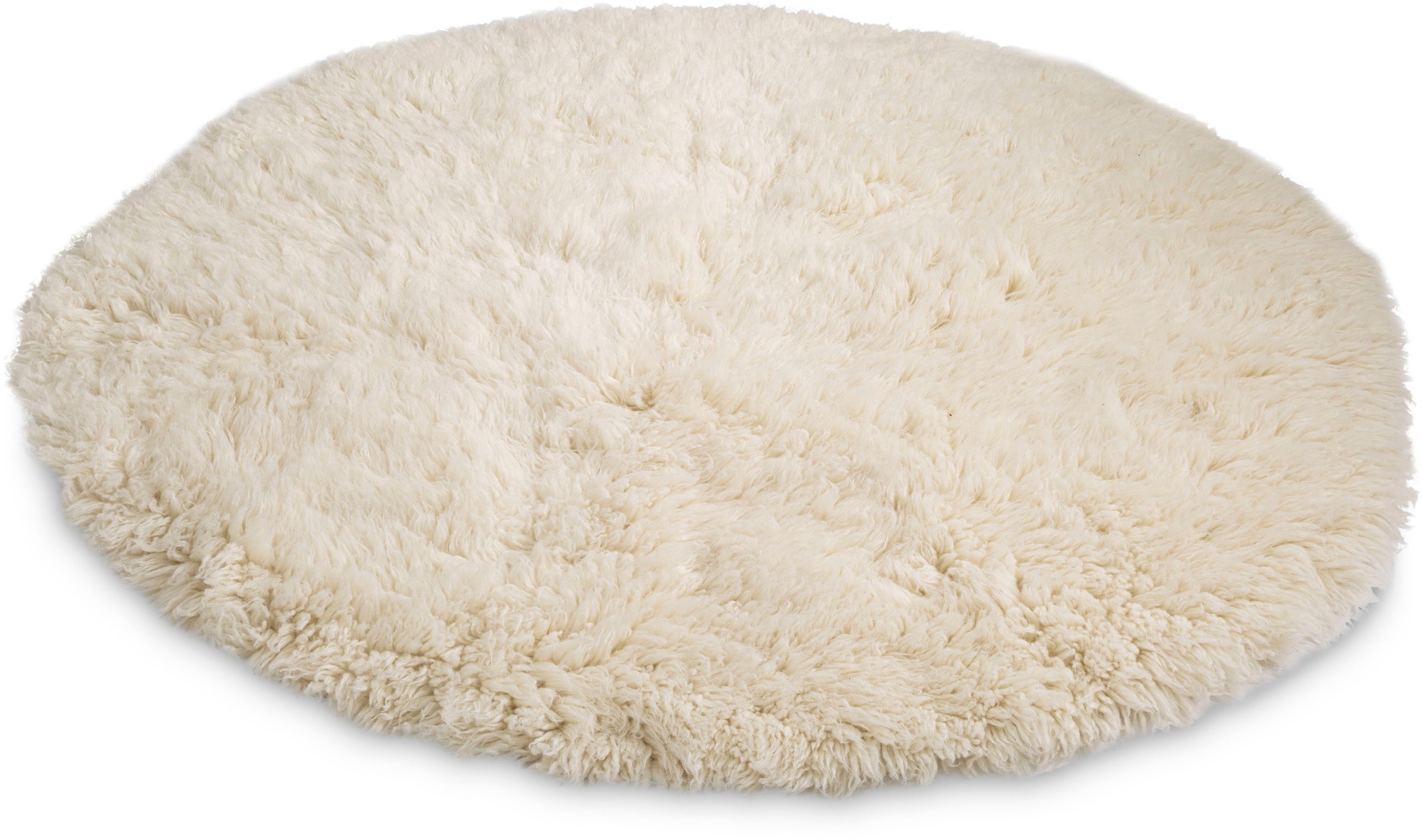 Image of Theko Exklusiv Wollteppich »Flokos 2«, rund, 70 mm Höhe, Handweb Teppich, Hochflor, reine Wolle, handgewebt, ideal im Wohnzimmer & Schlafzimmer bei Ackermann Versand Schweiz