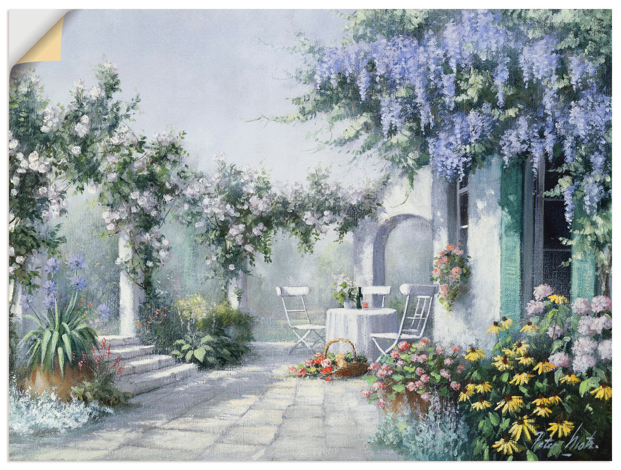 Image of Artland Wandbild »Natürliche Magie«, Garten, (1 St.), in vielen Grössen & Produktarten -Leinwandbild, Poster, Wandaufkleber / Wandtattoo auch für Badezimmer geeignet bei Ackermann Versand Schweiz