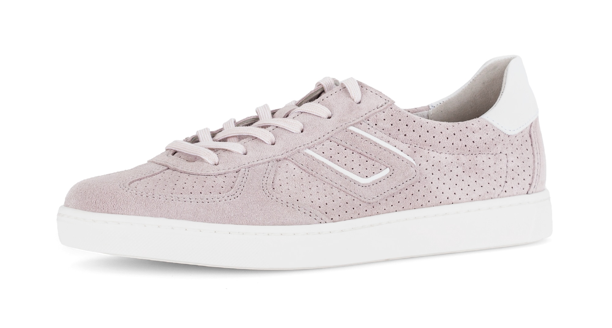 Gabor Sneaker »DAVOS«  , Freizeitschuh, Halbschuh, Schnürschuh mit Lochmuster, Weite H