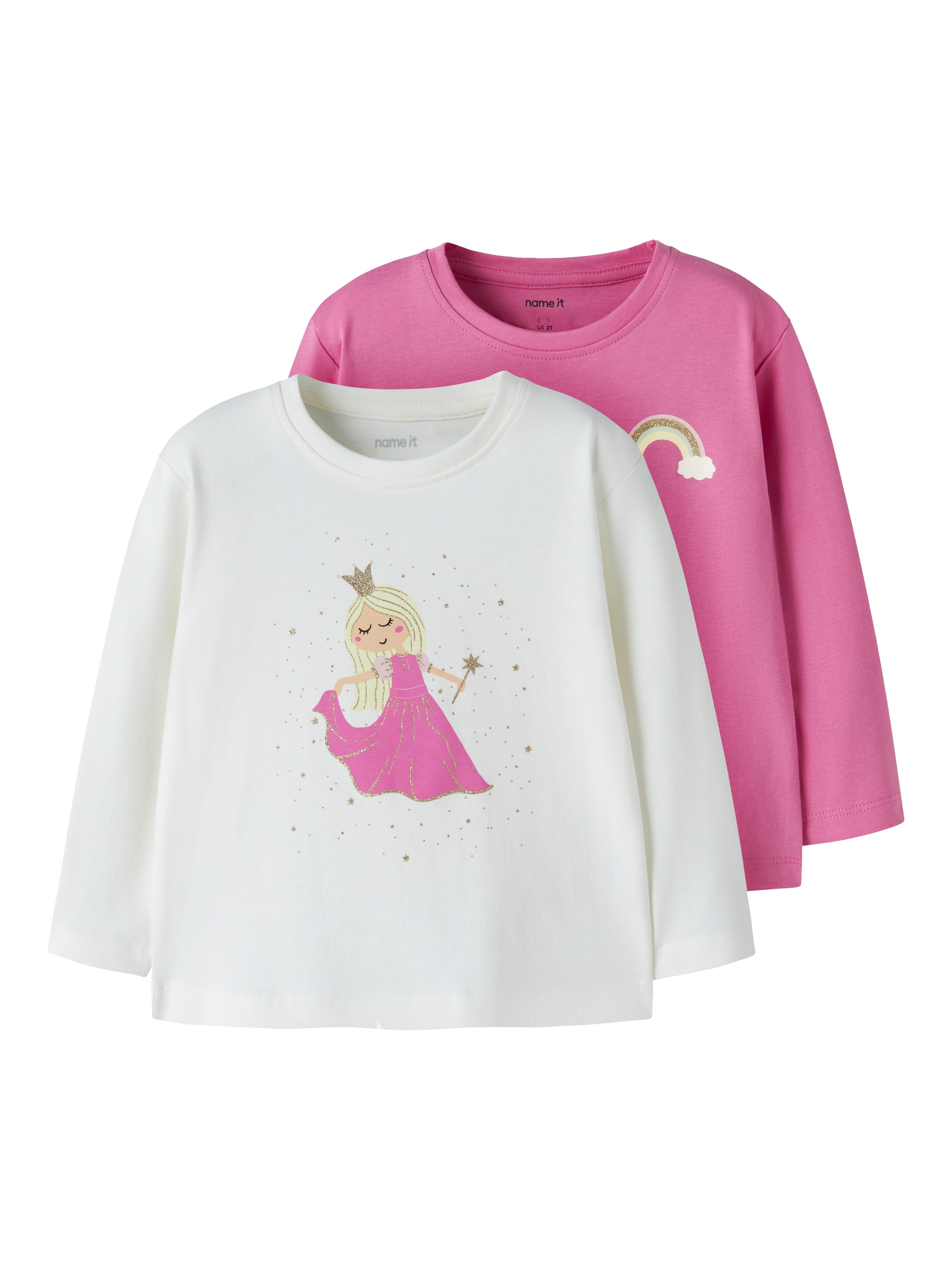 Image of Name It Langarmshirt "NMFVEEN 2P LS NREG TOP" Packung, 2