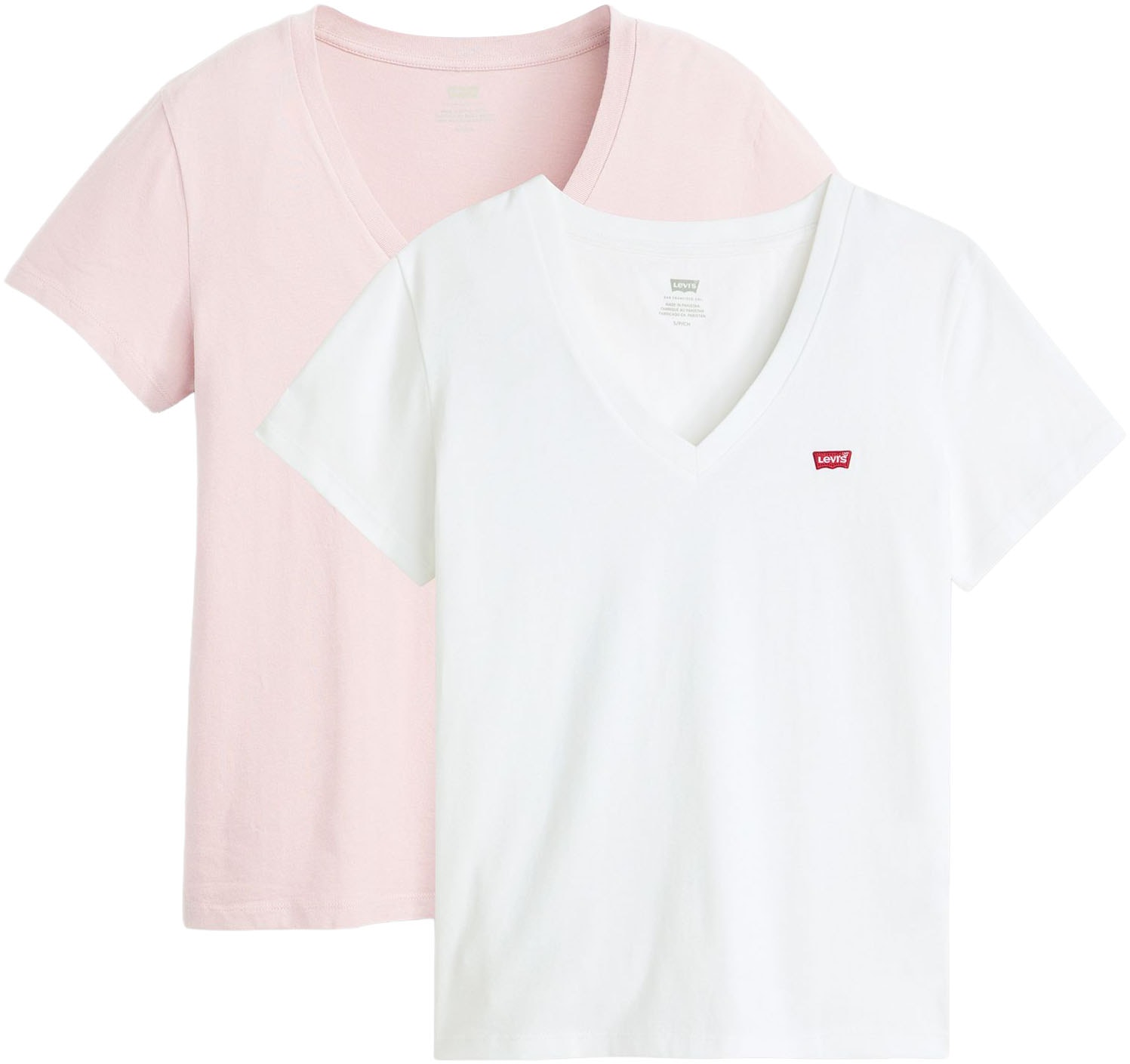 Image of Levis T-Shirt "VNECK TEE 2 PACK" Packung, 2 Stk.