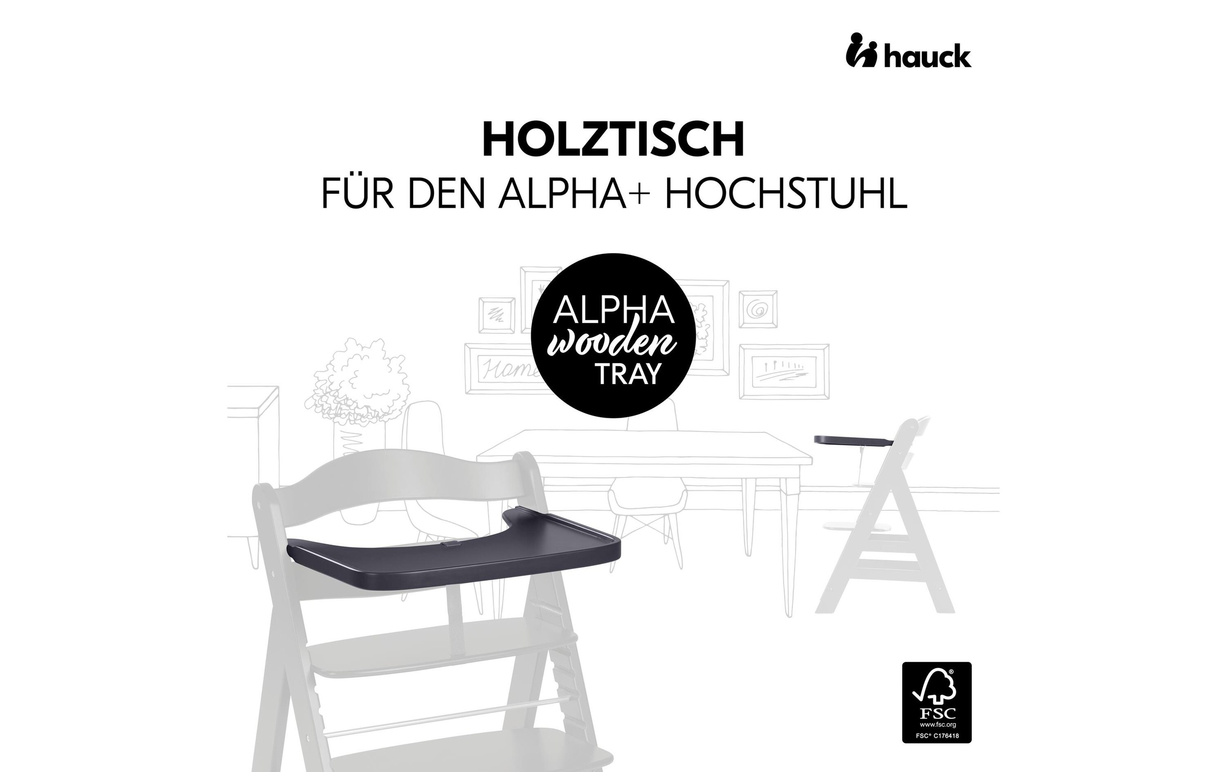 Hauck Hochstuhltablett
