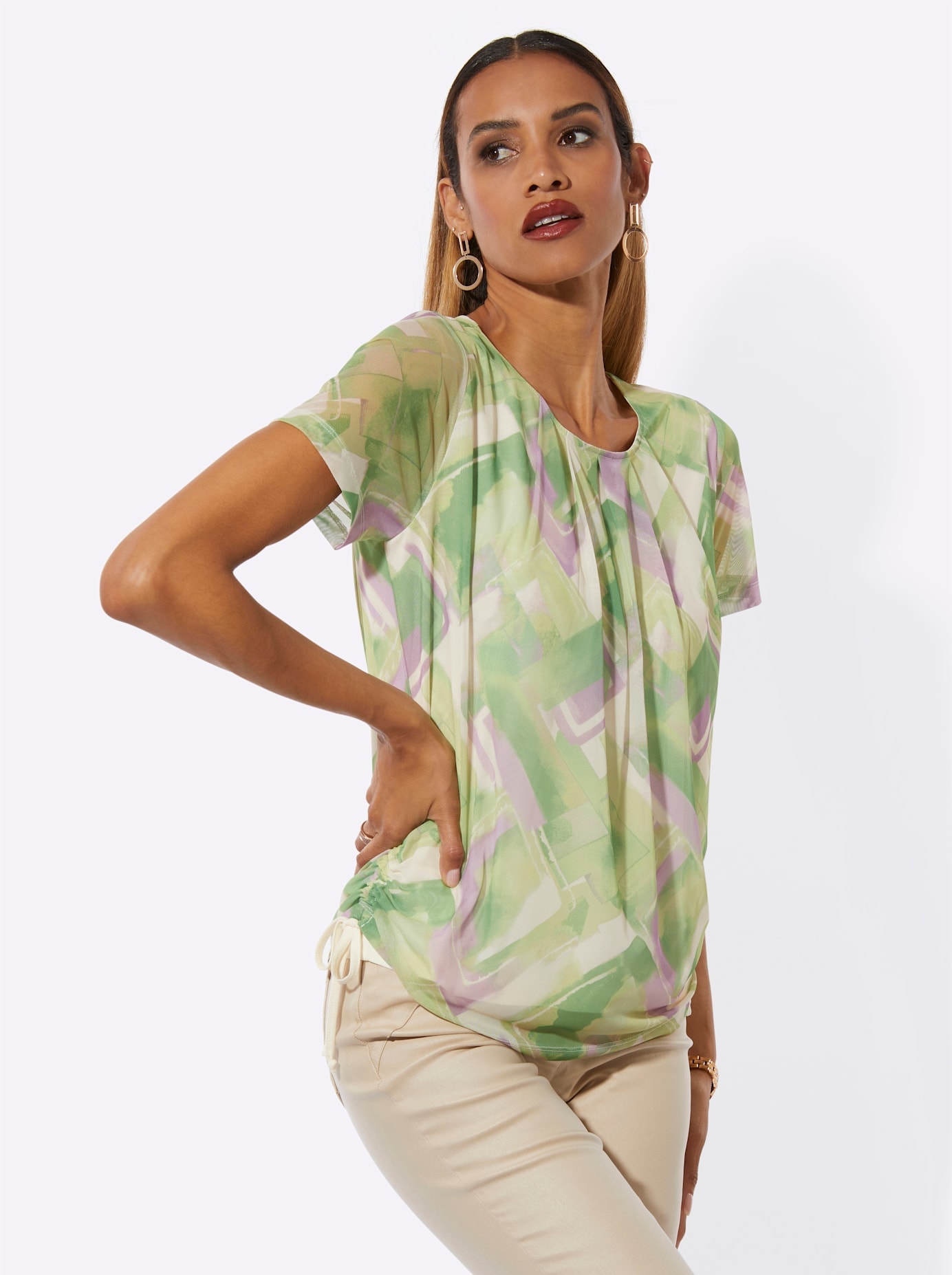 creation L Shirt à col rond »Shirt«, 1 pièces
