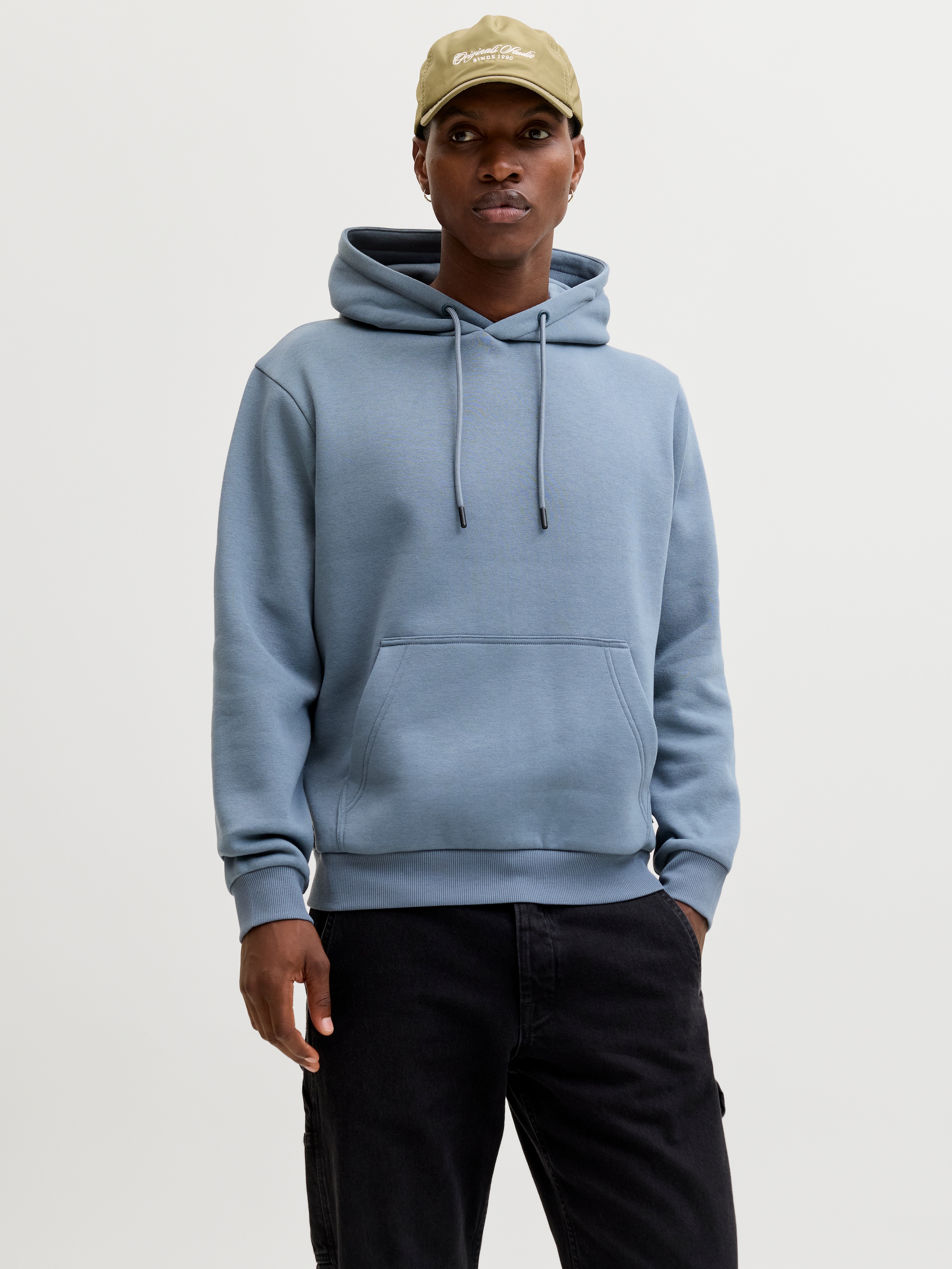 Jack & Jones Sweat à capuche »JJEBRADLEY SWEAT HOOD NOOS«, Materialmix, relaxed fit
