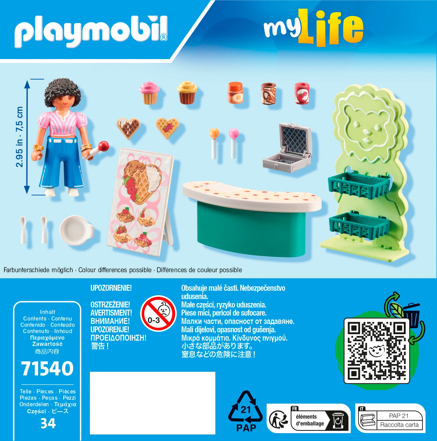Playmobil® Konstruktions-Spielset »Süssigkeitenstand (71540), My Life« Made in Europe