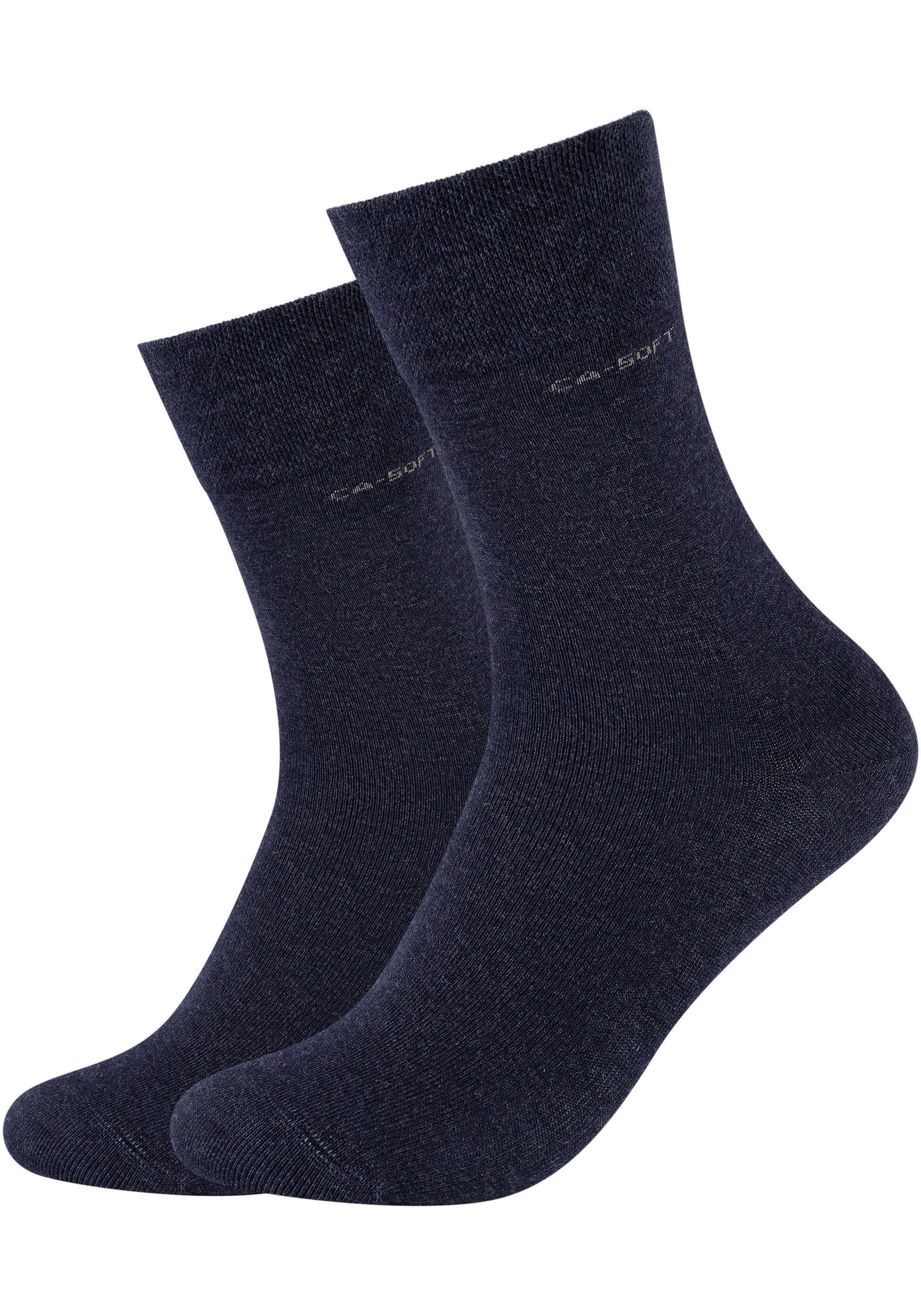 Camano Socken »ca-soft«, (4 Paar), mit verstärktem Fersen- und Zehenbereich