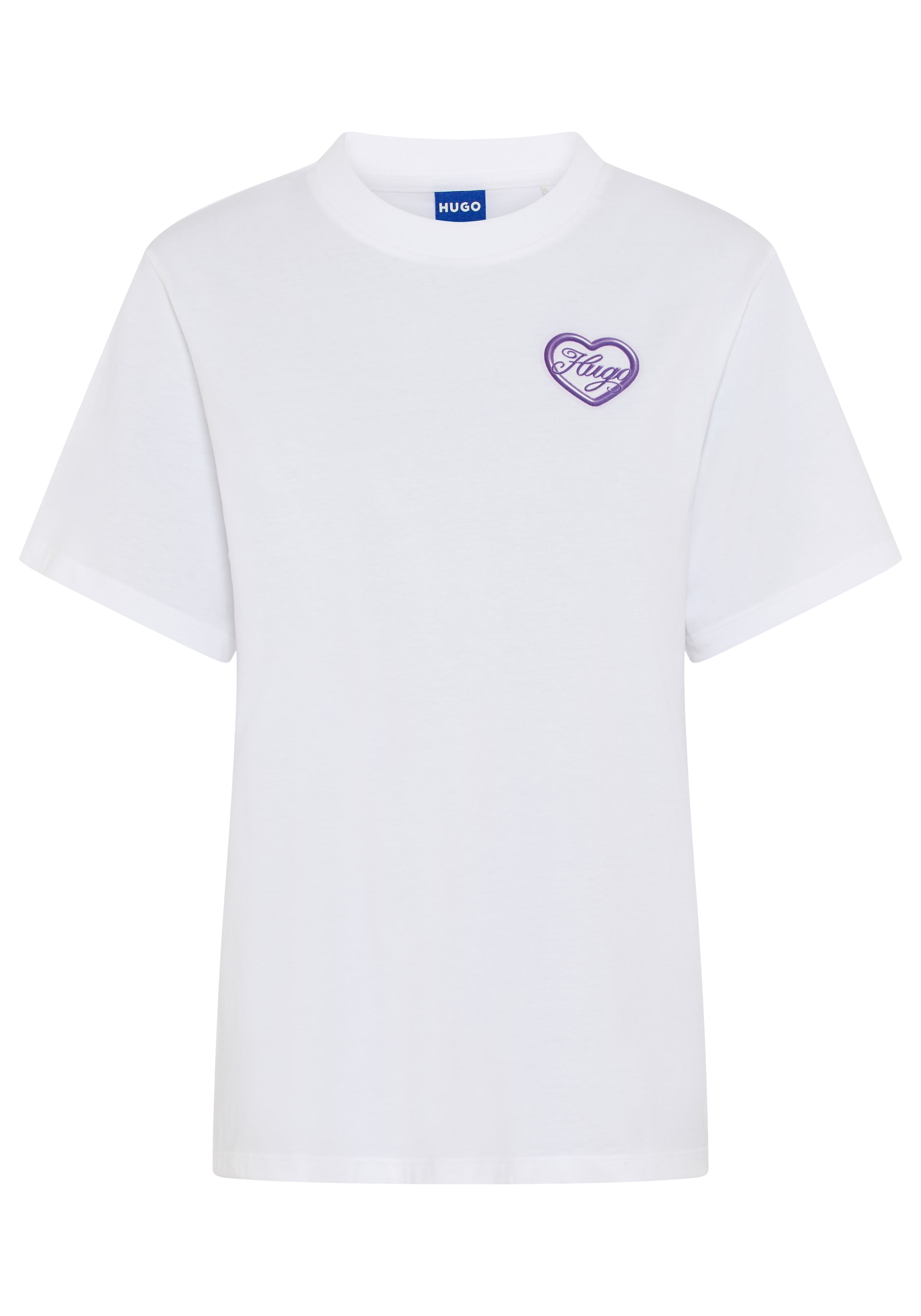 HUGO Blue T-shirt »Vintage Tee« mit Rundhals, bedruckt