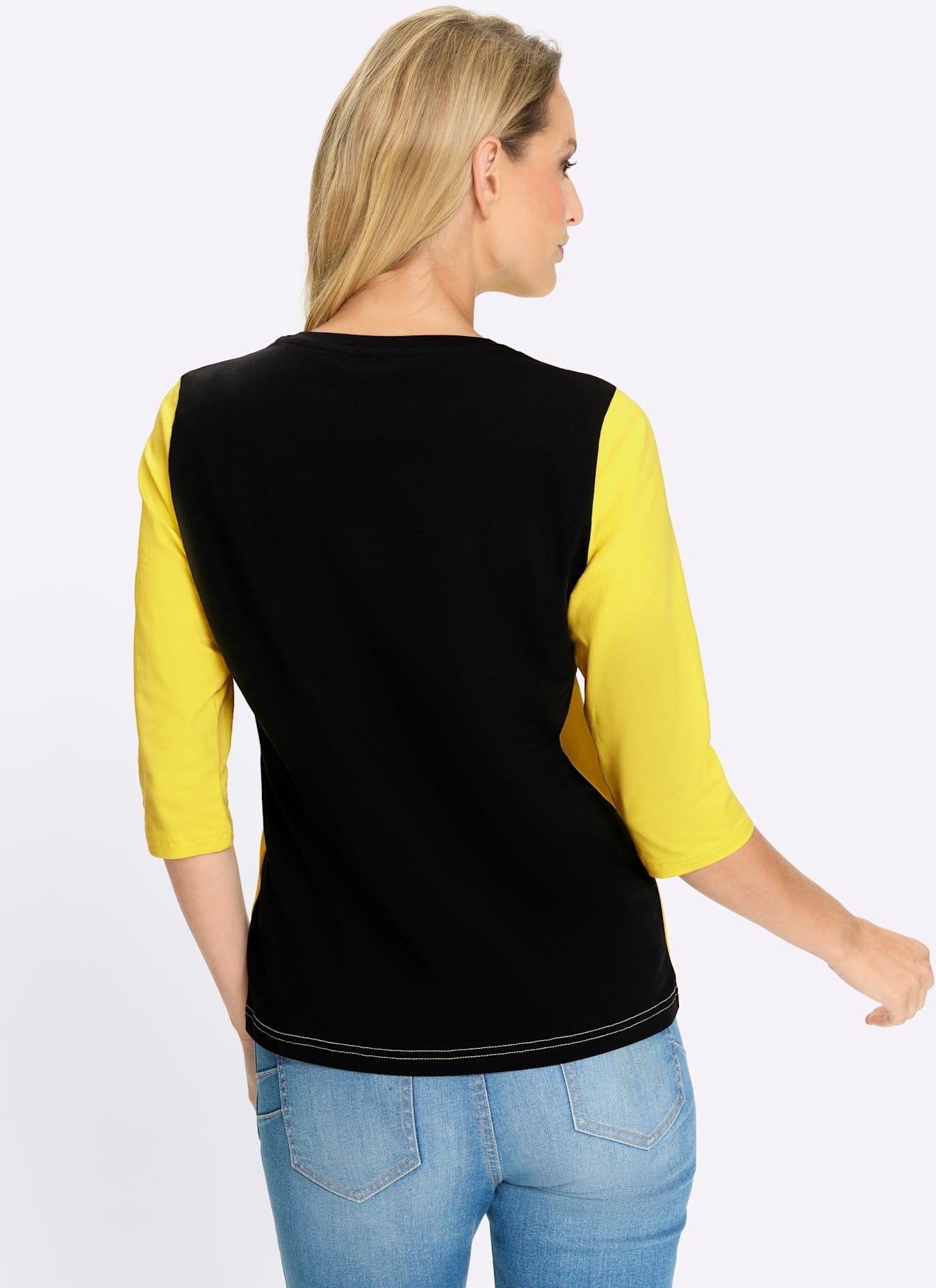 heine T-shirt à manches 3/4 »Druck-Shirt« 1 pièces