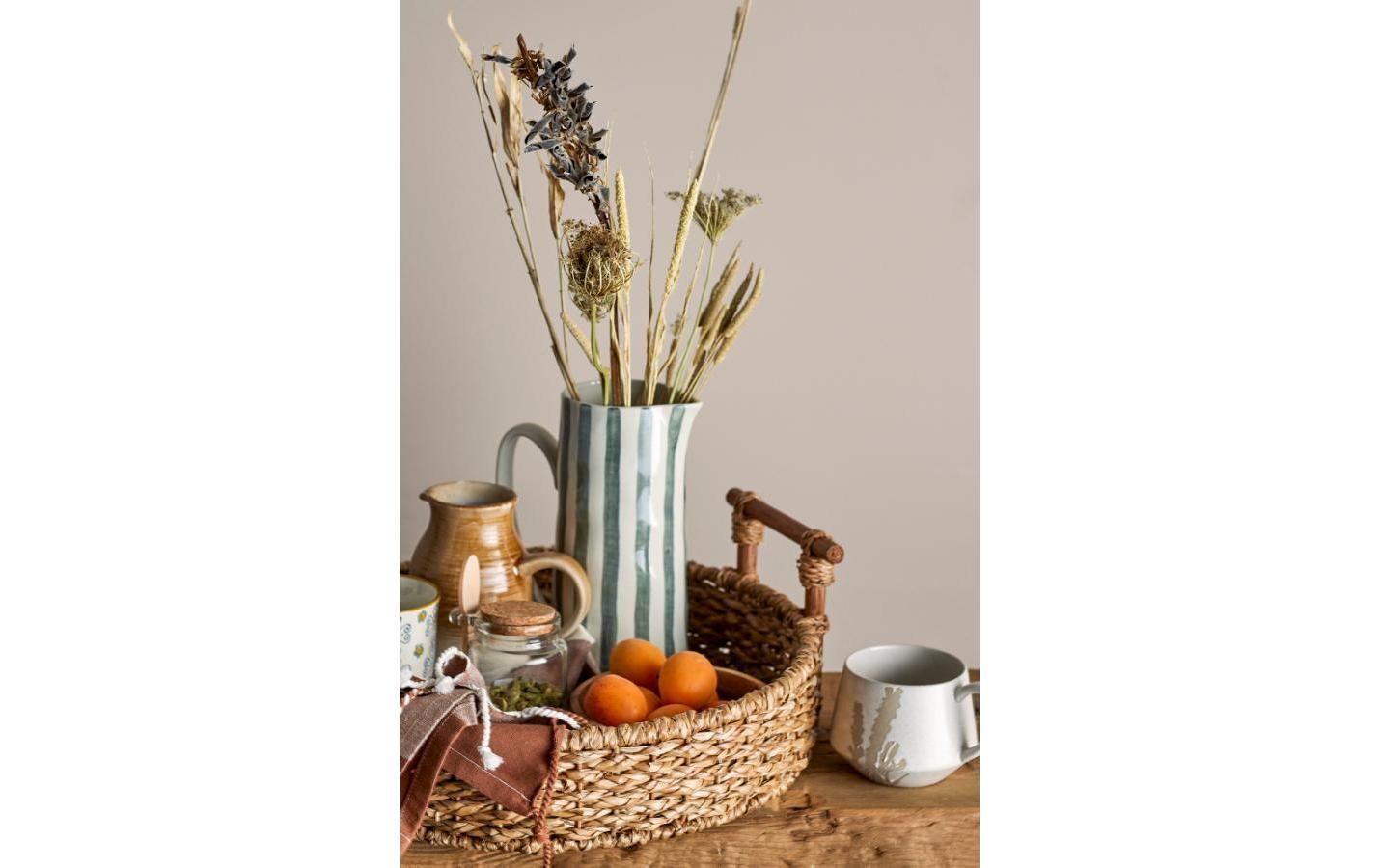 Bloomingville Cruche à eau »Begonia 1,3 l, Steingut«