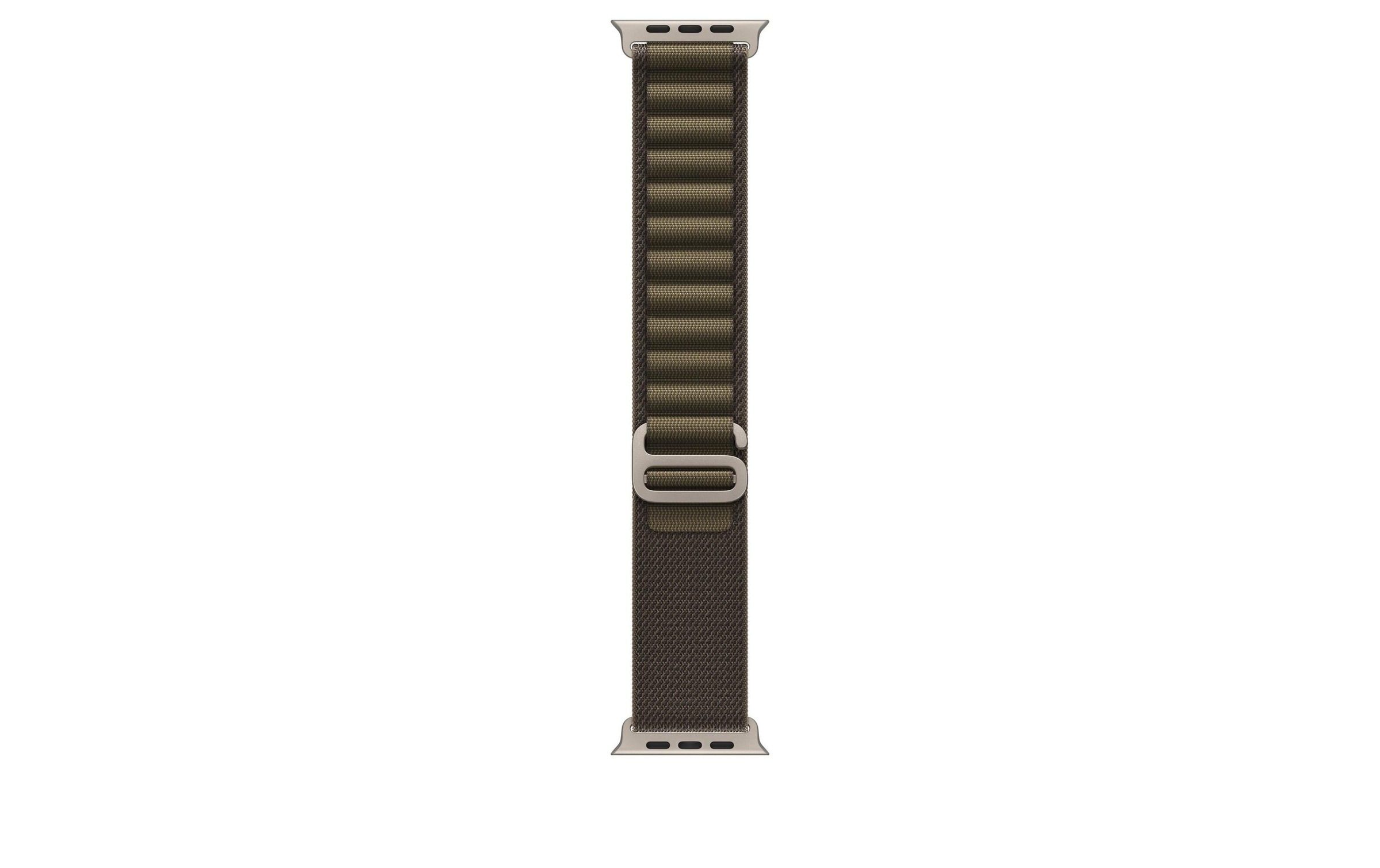 Image of Apple Smartwatch-Armband "Alpine Loop 49 mm Desert Natural Titanium Finish Small"