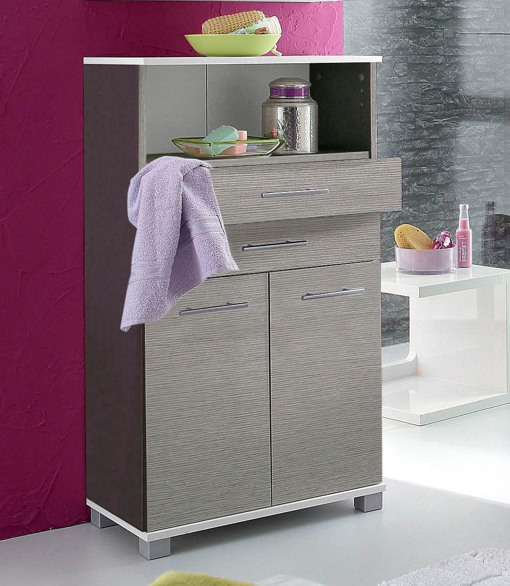 Schildmeyer Midischrank »Rhodos«, Breite 60 cm, verstellbarer Einlegeboden, Metallgriffe, 2 Schubladen