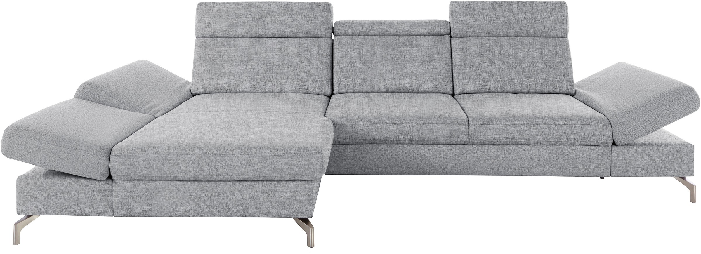 Image of sit&more Ecksofa, Fusshöhe 12 cm, inklusive Sitztiefen-, Armteil- und Kopfteilverstellung bei Ackermann Versand Schweiz