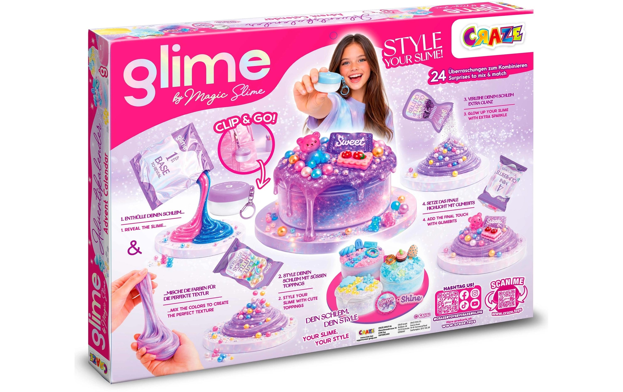 CRAZE Adventskalender »Adventskalender Glime Adventskalender Glime«