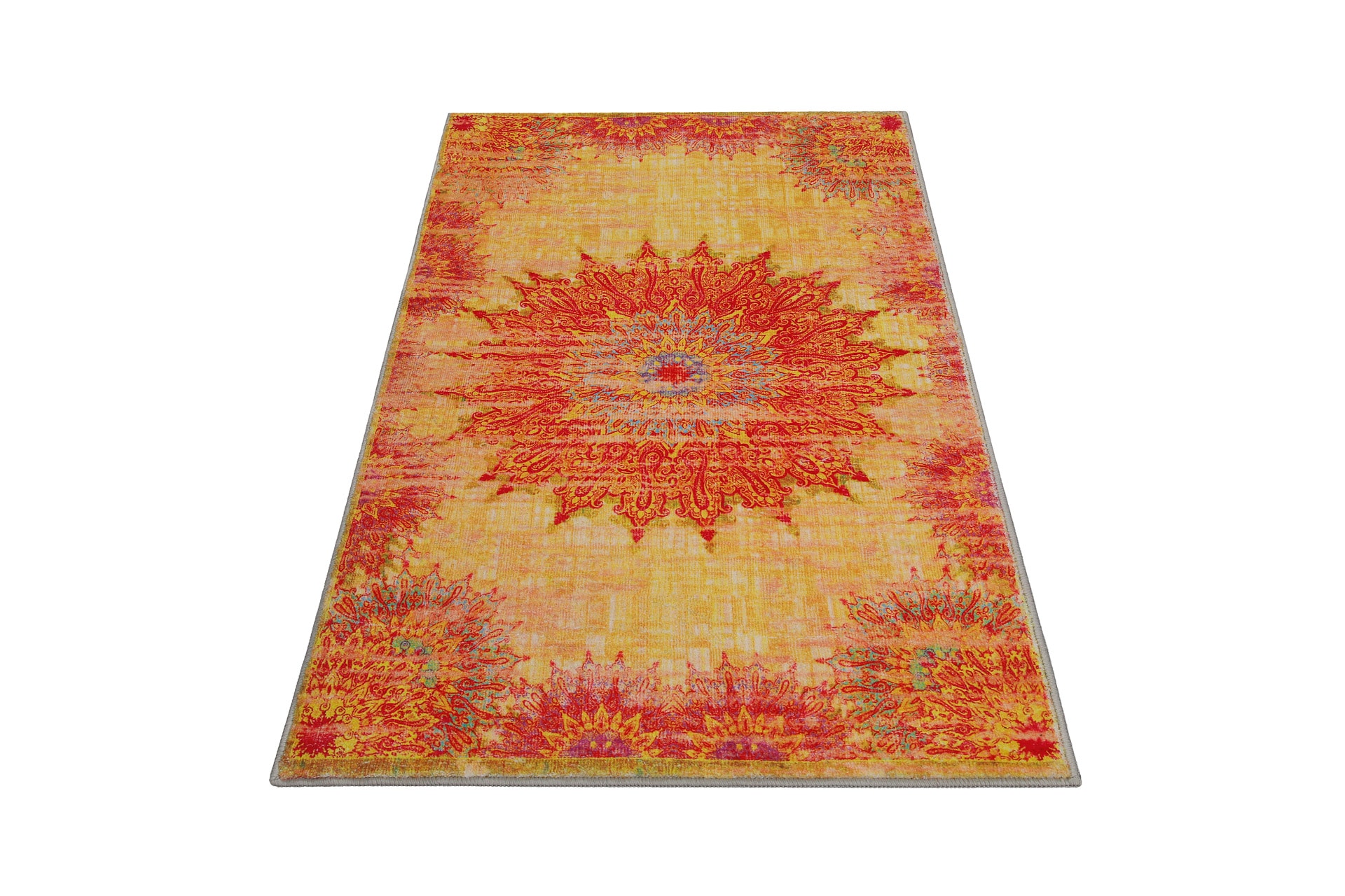 Wecon home Badematte »Healing« Höhe 0,5 mm fussbodenheizungsgeeignet Vintage, waschbar, rutschfest, schnell trocknend, robust, Badteppich