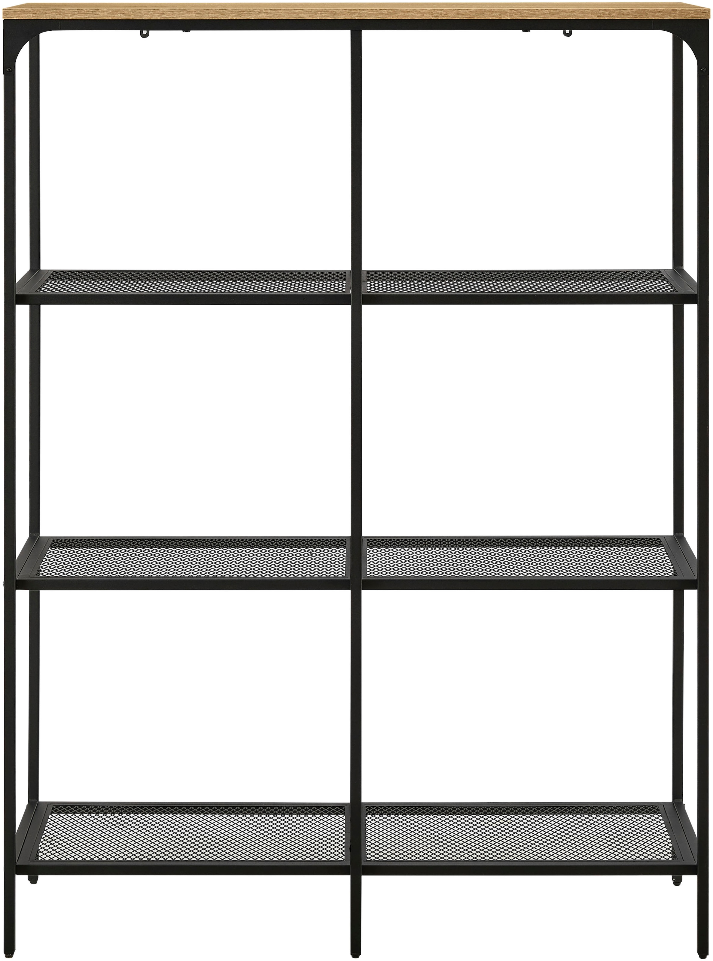 GOODproduct Mehrzweckregal »Amance« natürliche ABS-Kanten, robustes Metallgestell, Höhe 136 cm