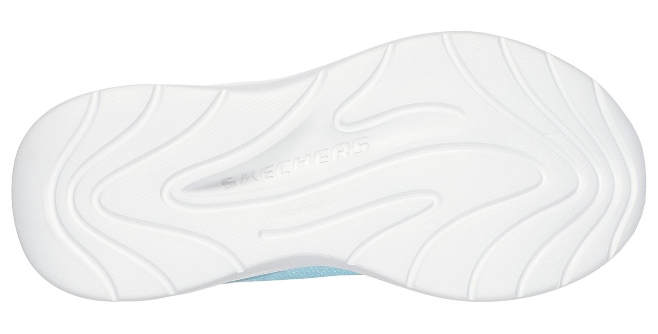 Skechers Sneaker »WAVE 92«  Schlupfschuh mit Glitzer für Mädchen, Grössenschablone zum Download