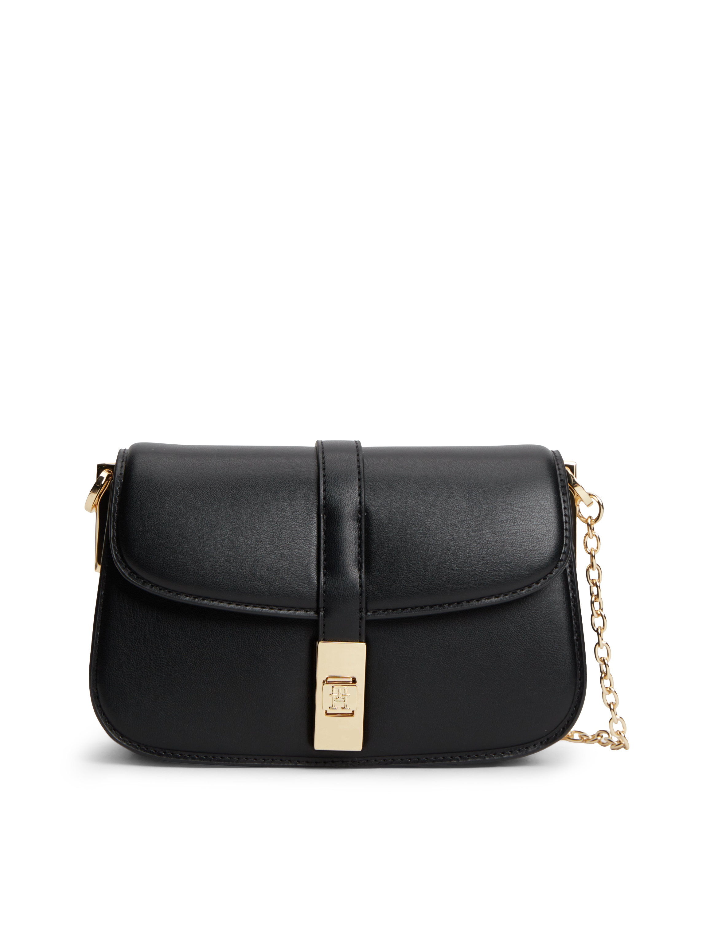 Image of Tommy Hilfiger Umhängetasche "TH HERITAGE CHAIN CROSSOVER" Damen Abendtasche, Schultertasche Handtasche mit Steckverschluss