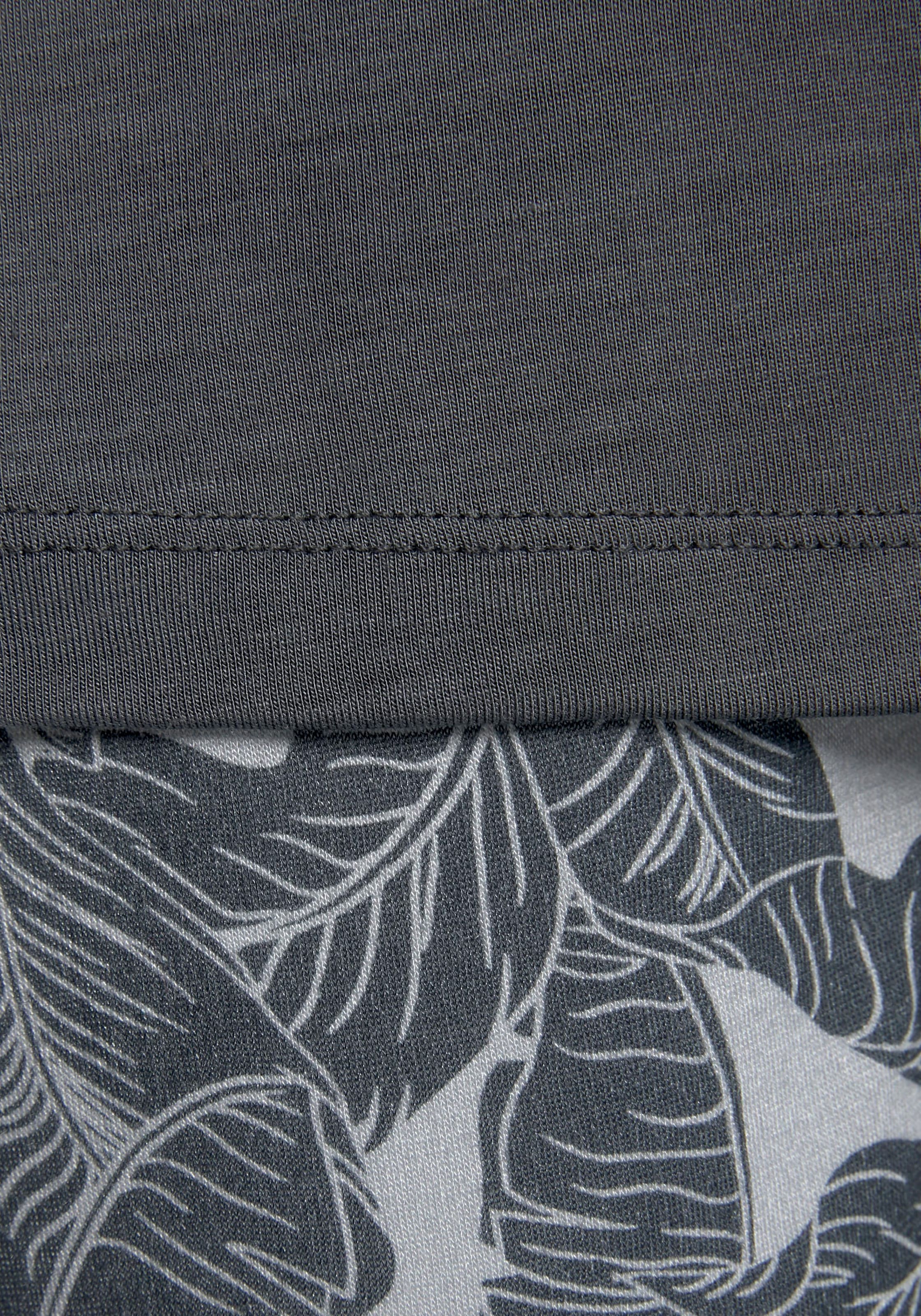 ♕ LASCANA Pyjama, (2 tlg., 1 Stück), mit Leaf-Print versandkostenfrei  bestellen