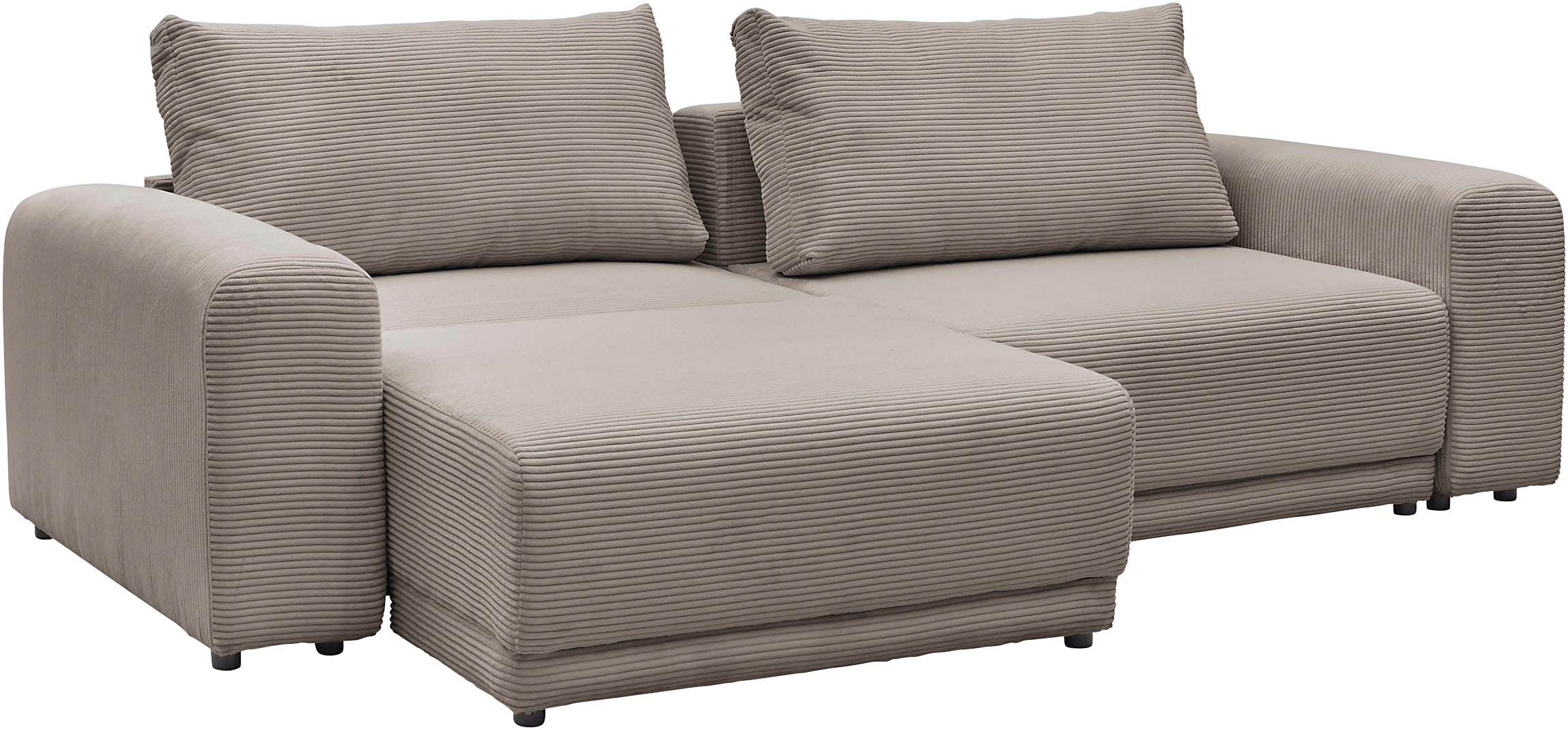 GOODproduct Schlafsofa »PHEELIX Cord, mit 3 Funktionen« Elemente einzeln oder gleichzeitig ausziehbar, bequemer Sitzkomfort