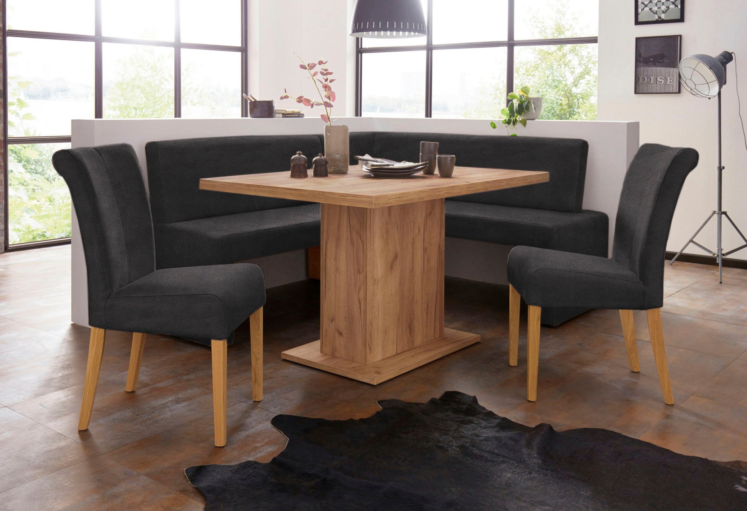 Home affaire Eckbank »Barcelona« In verschiedenen Stoffen und Farben