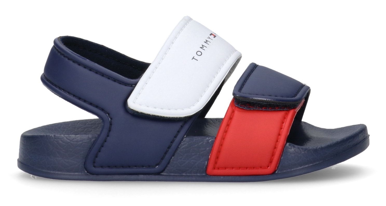 Tommy Hilfiger Badesandale  Badeschuh, Wassersandale, Sommerschuh mit Klettverschlüssen