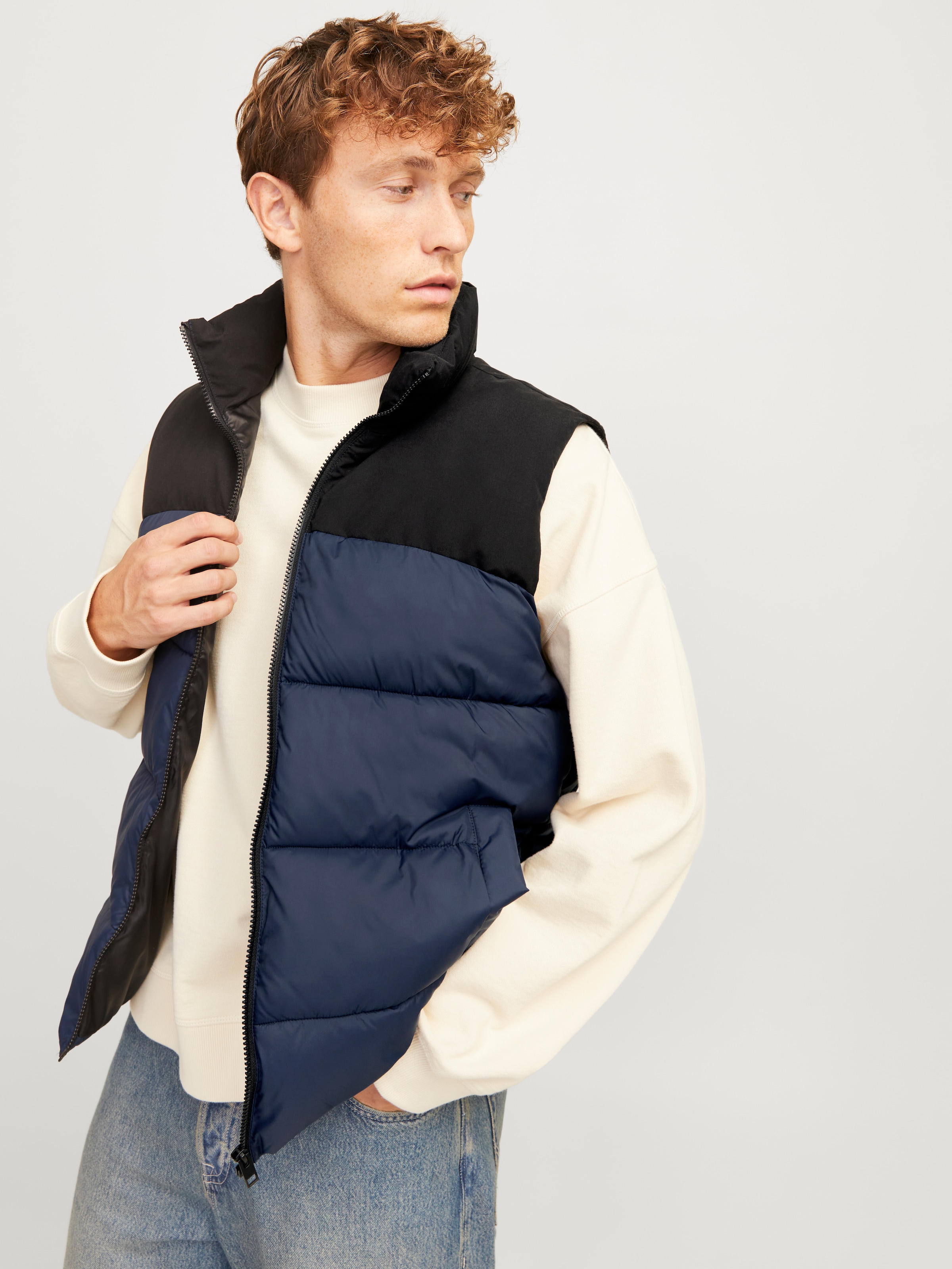 Jack & Jones Steppweste »JJMOON BODYWARMER STAND COLLAR«