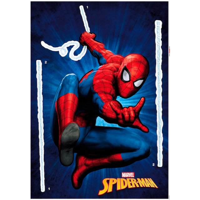 Komar Wandtattoo »Spider-Man«, (3 St.), 50x70 cm (Breite x Höhe),  selbstklebendes Wandtattoo Découvrir sur