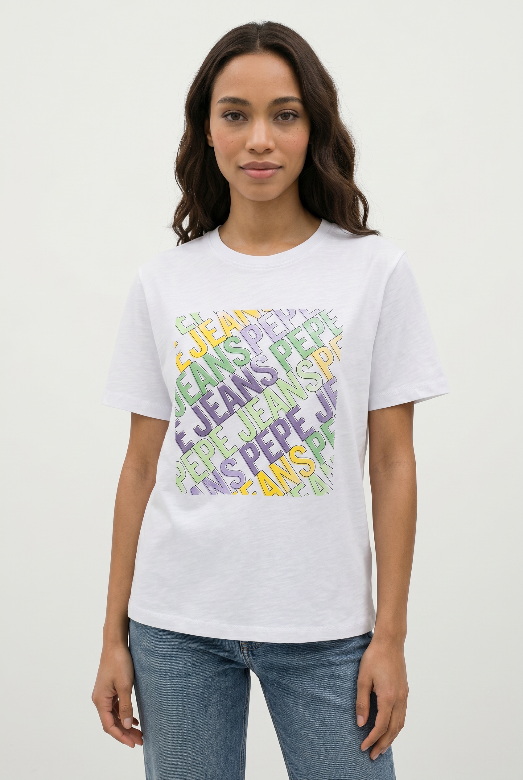 Image of Pepe Jeans T-Shirt "AMELIA" mit Print vorn