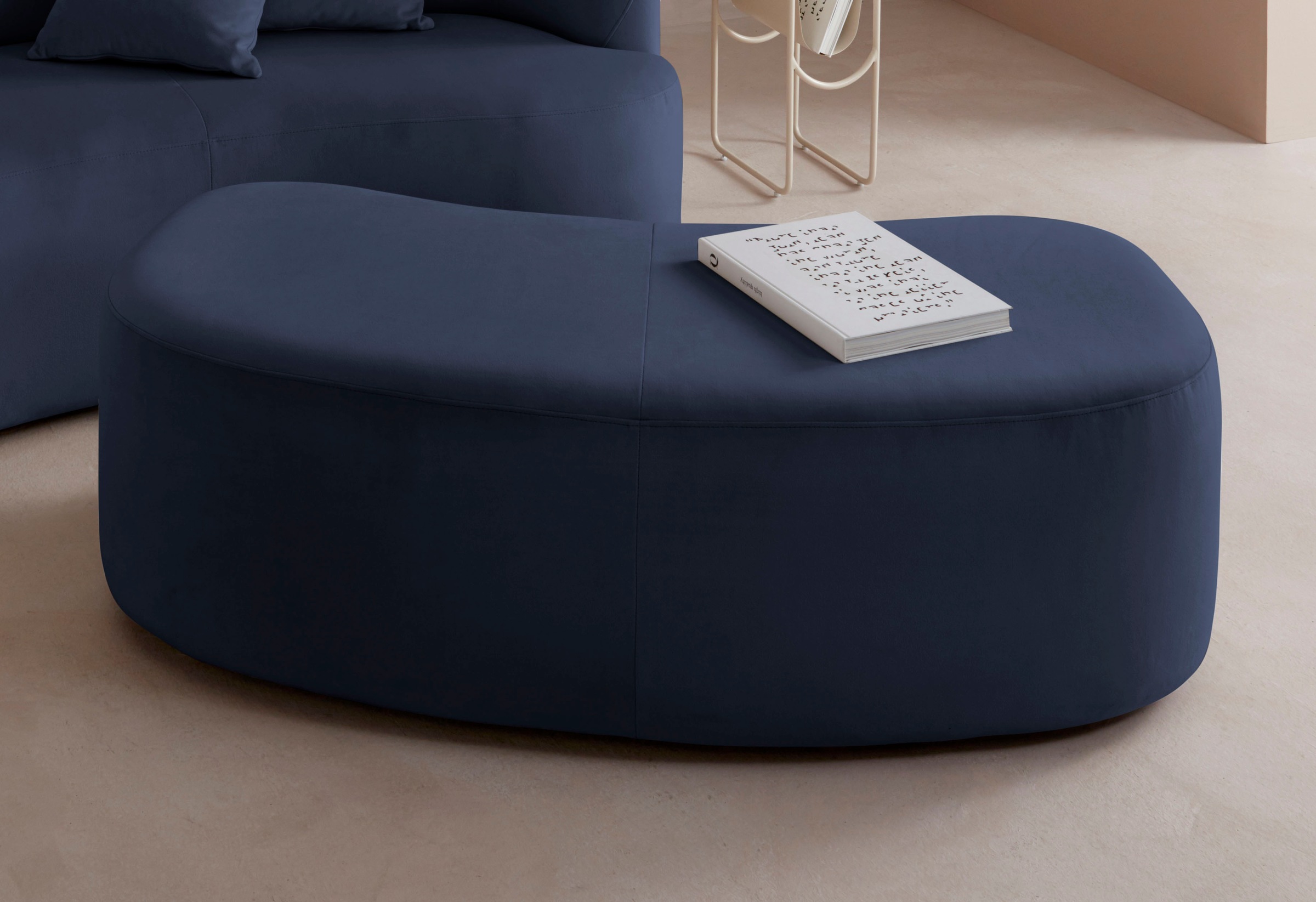 Image of LeGer Home by Lena Gercke Polsterhocker »Dilara«, Passend zur Serie "Dilara", gerundete Optik, auch in Bezugsqualität Bouclé bei Ackermann Versand Schweiz