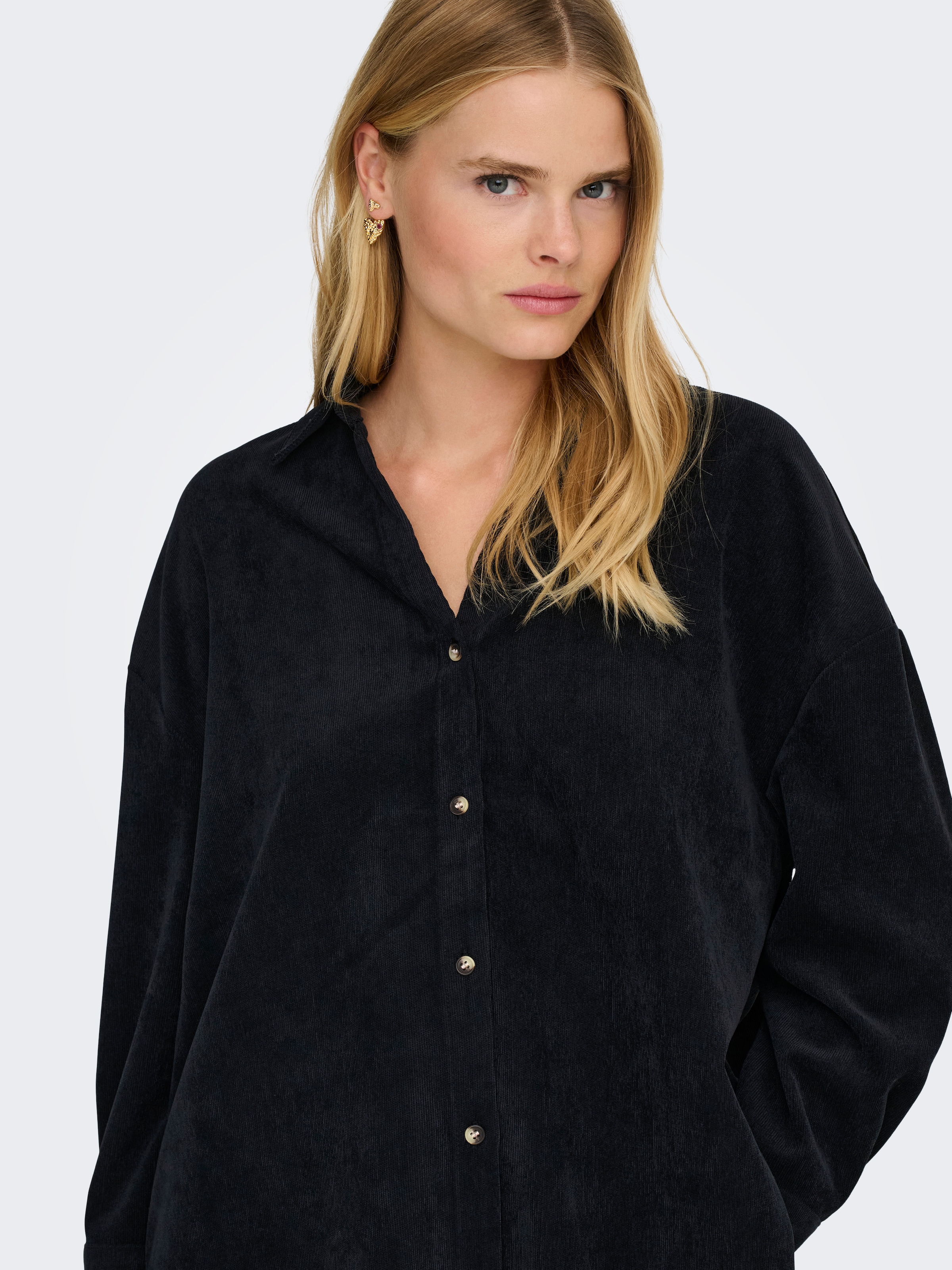 ONLY Langarmbluse »ONLMARIKE LIFE L/S CORD LOOSE SHIRT PNT«