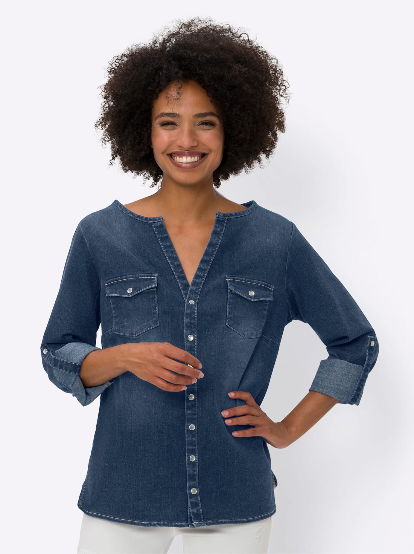 heine Jeansbluse