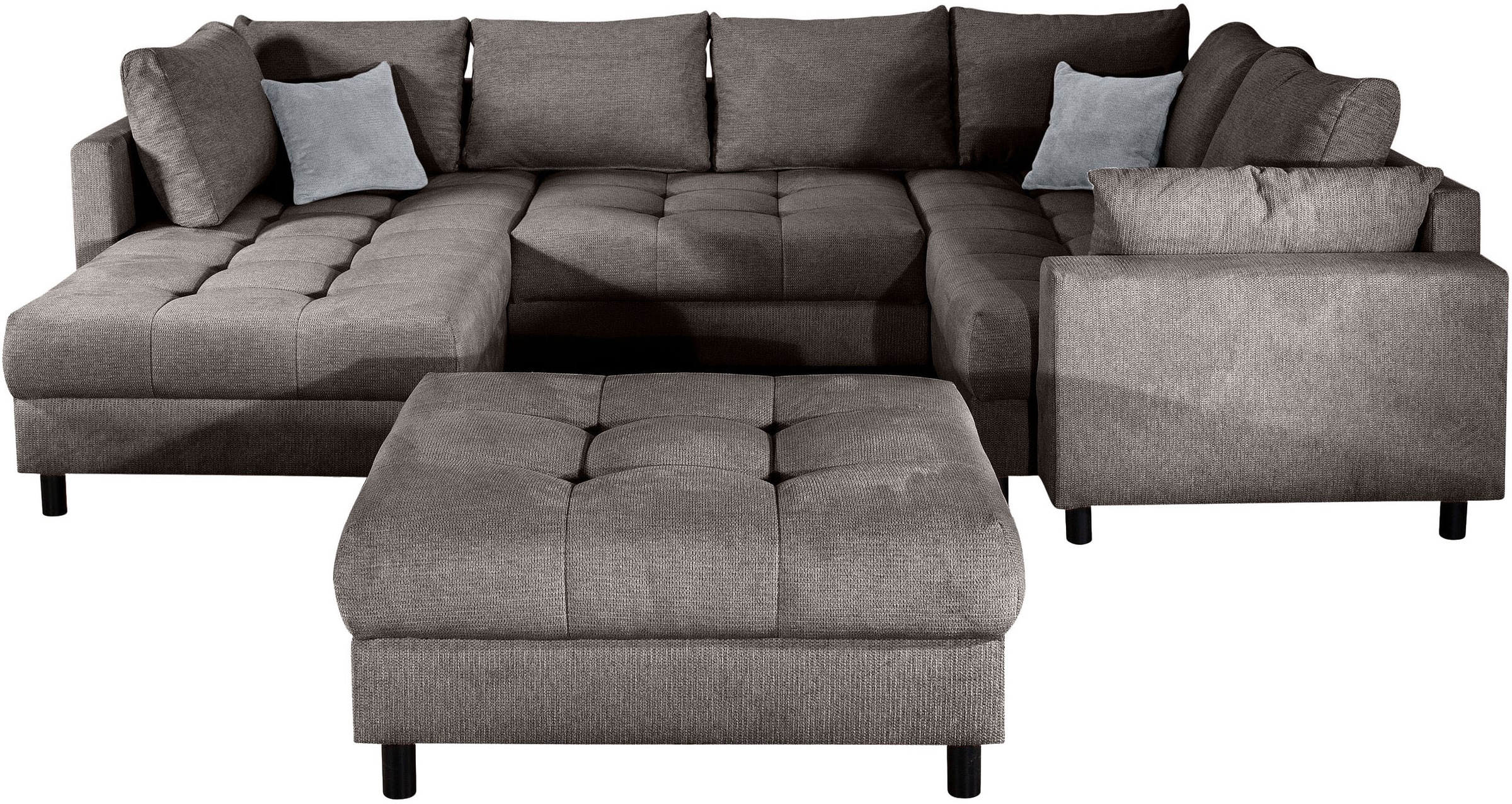 Home affaire Wohnlandschaft »Toni U-Form«, (Cord-Bezug)