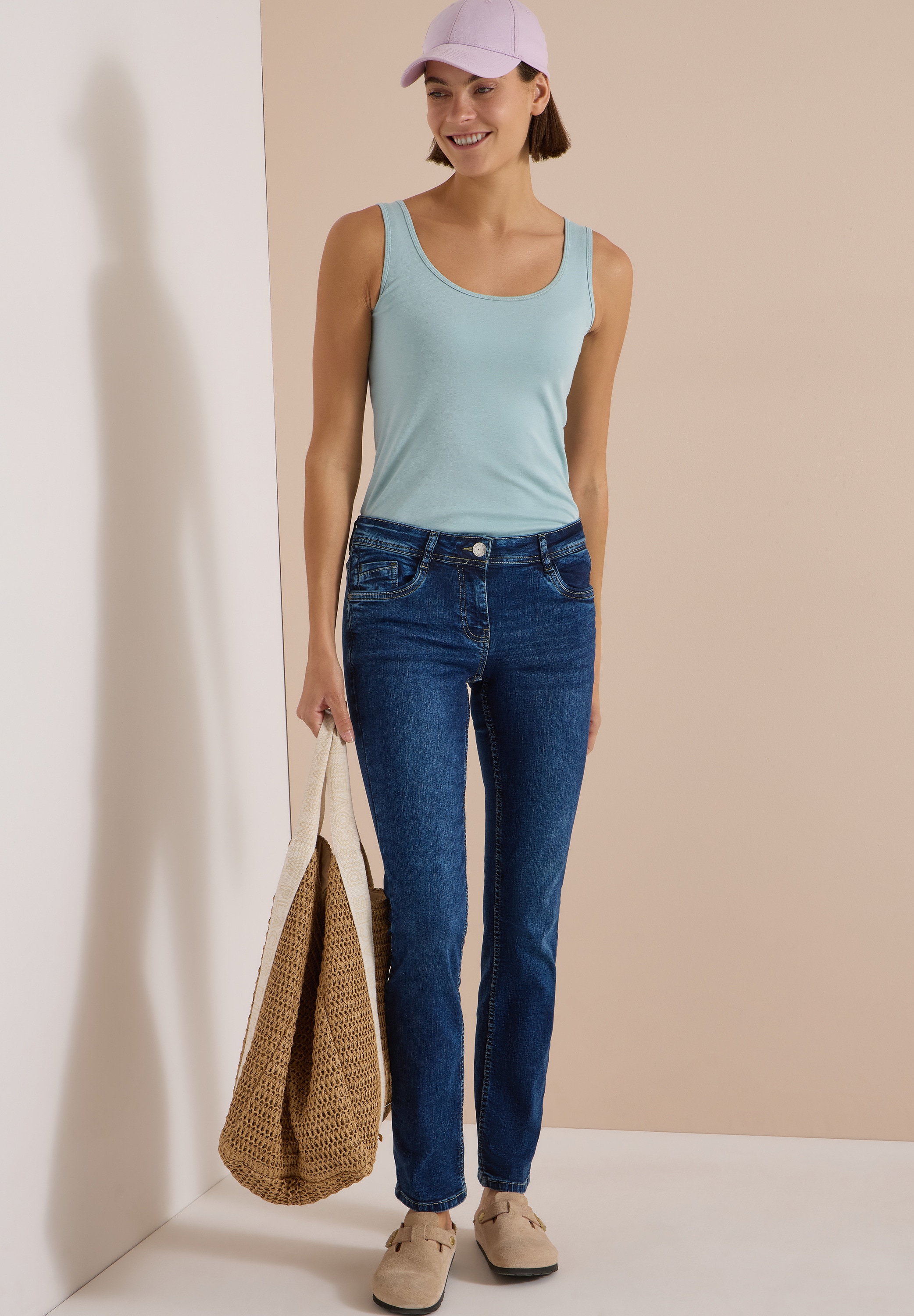 Cecil Straight-Jeans »Style Scarlett« mit Stretch