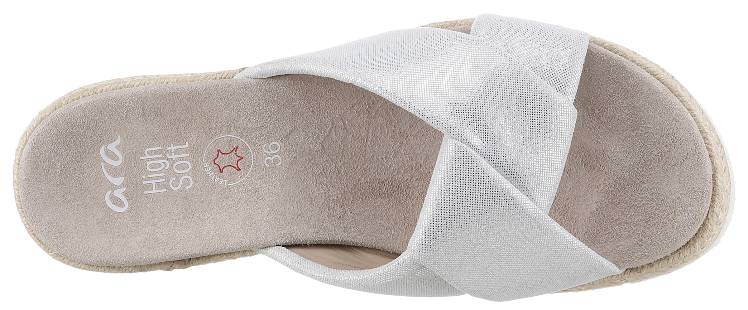 Ara Pantolette »JAMAIKA«, Plateau, Schlappen, Schlupfschuh, Sommerschuh in Bequemweite G