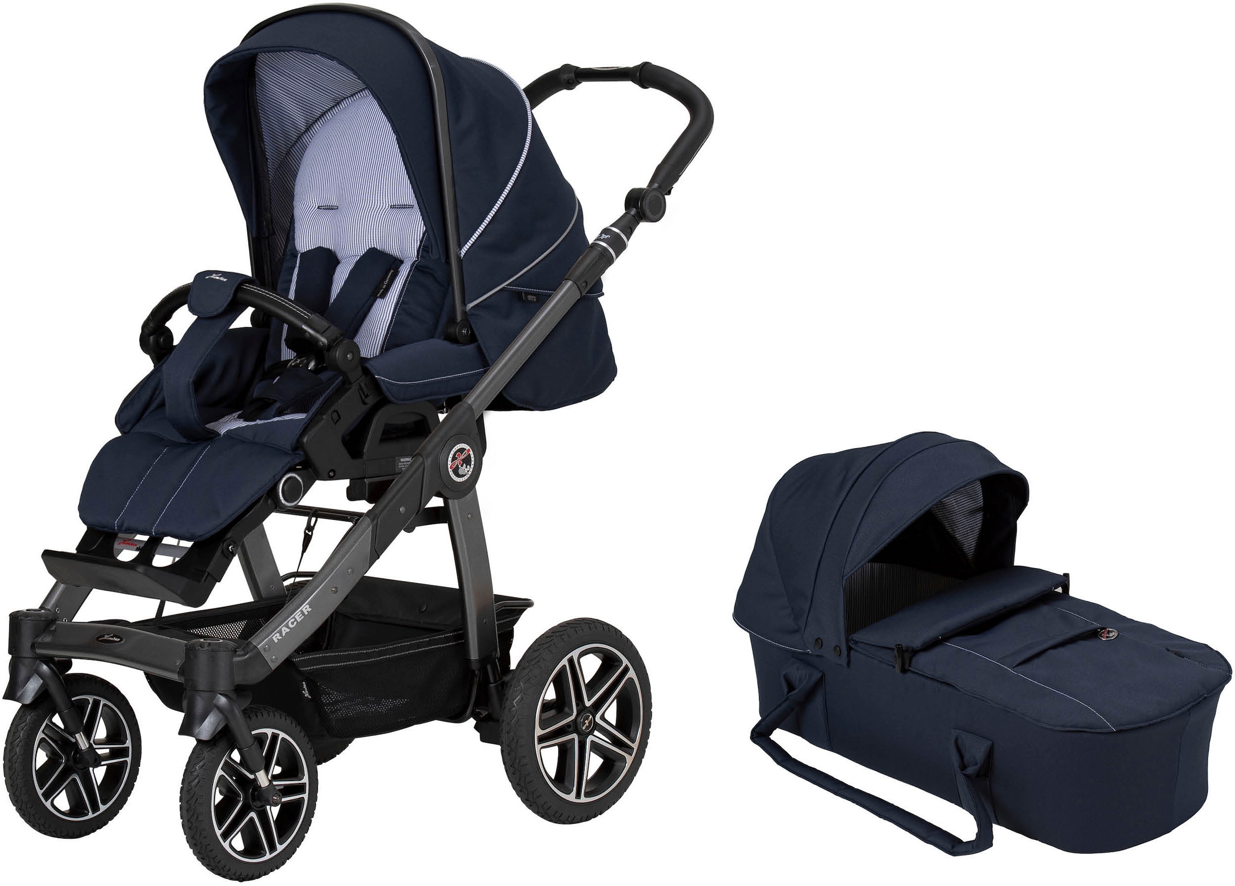 Hartan Kombi-Kinderwagen »Racer GTS - Casual Collection«, 22 kg, mit Kombitasche; Made in Germany