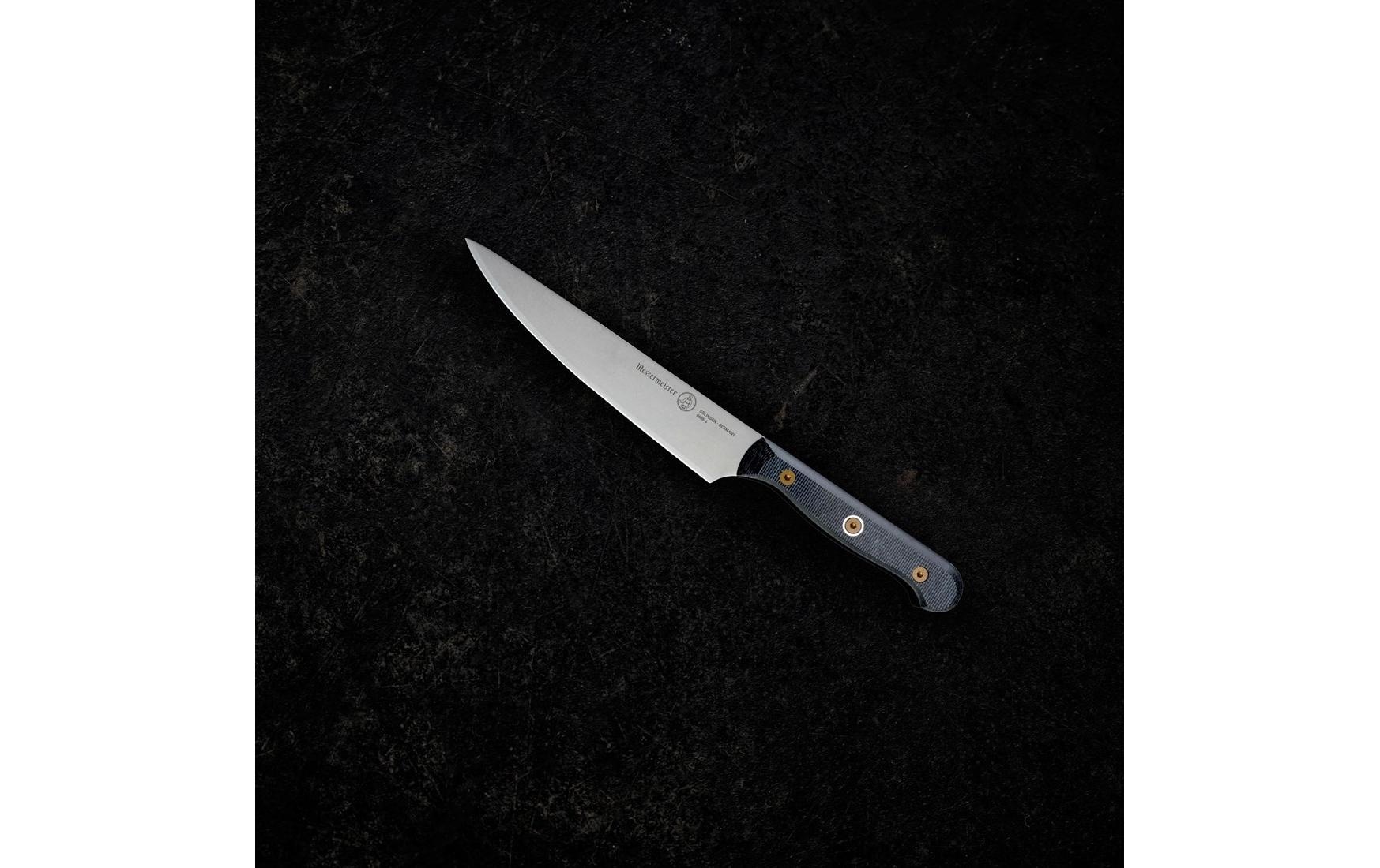  Allzweckmesser »Messermeister Custom 15 cm, Grau/Schwarz«