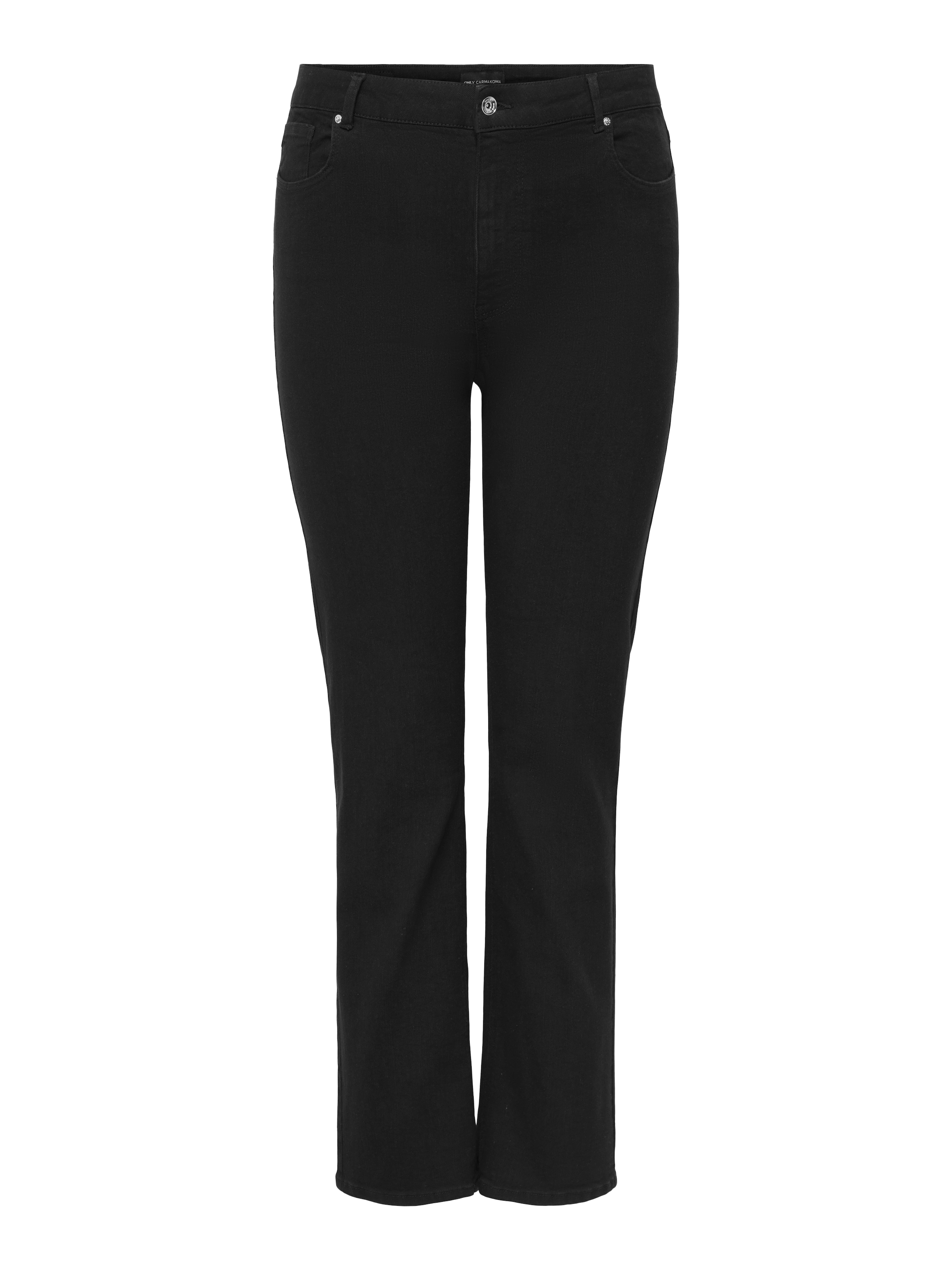 ONLY CARMAKOMA Jeans droit »CARCRUZ EX HW STRAIGHT DNM PIMBOX BF«