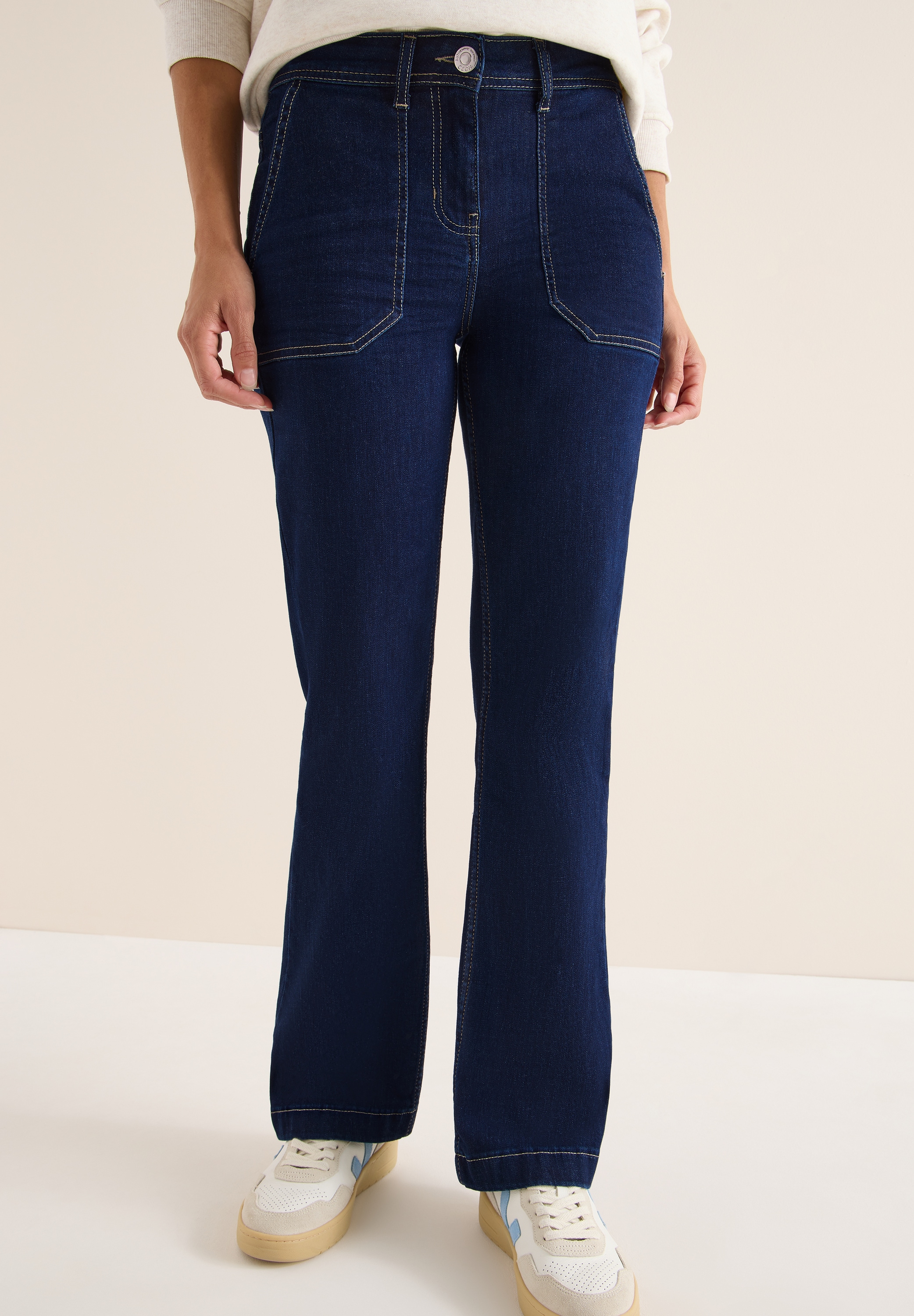 Image of Cecil Bootcut-Jeans "Style Toronto" Slim Fit
