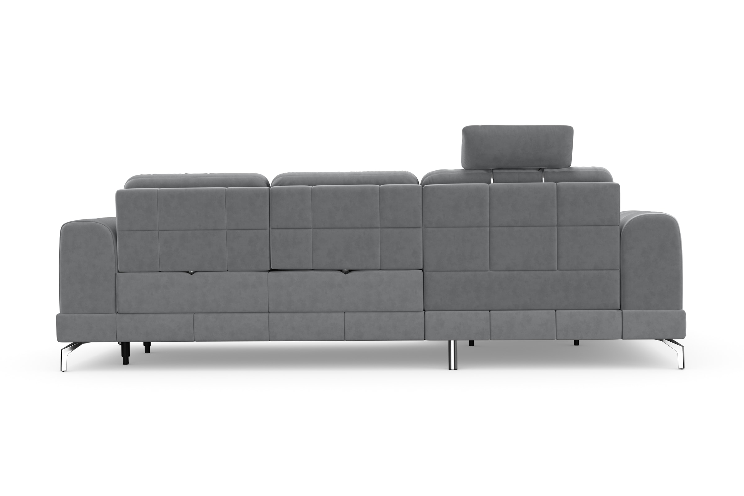 sit&more Ecksofa »Bendigo L-Form«, inklusive Sitztiefenverstellung, Bodenfreiheit 12 cm, in 2 Fussfarben